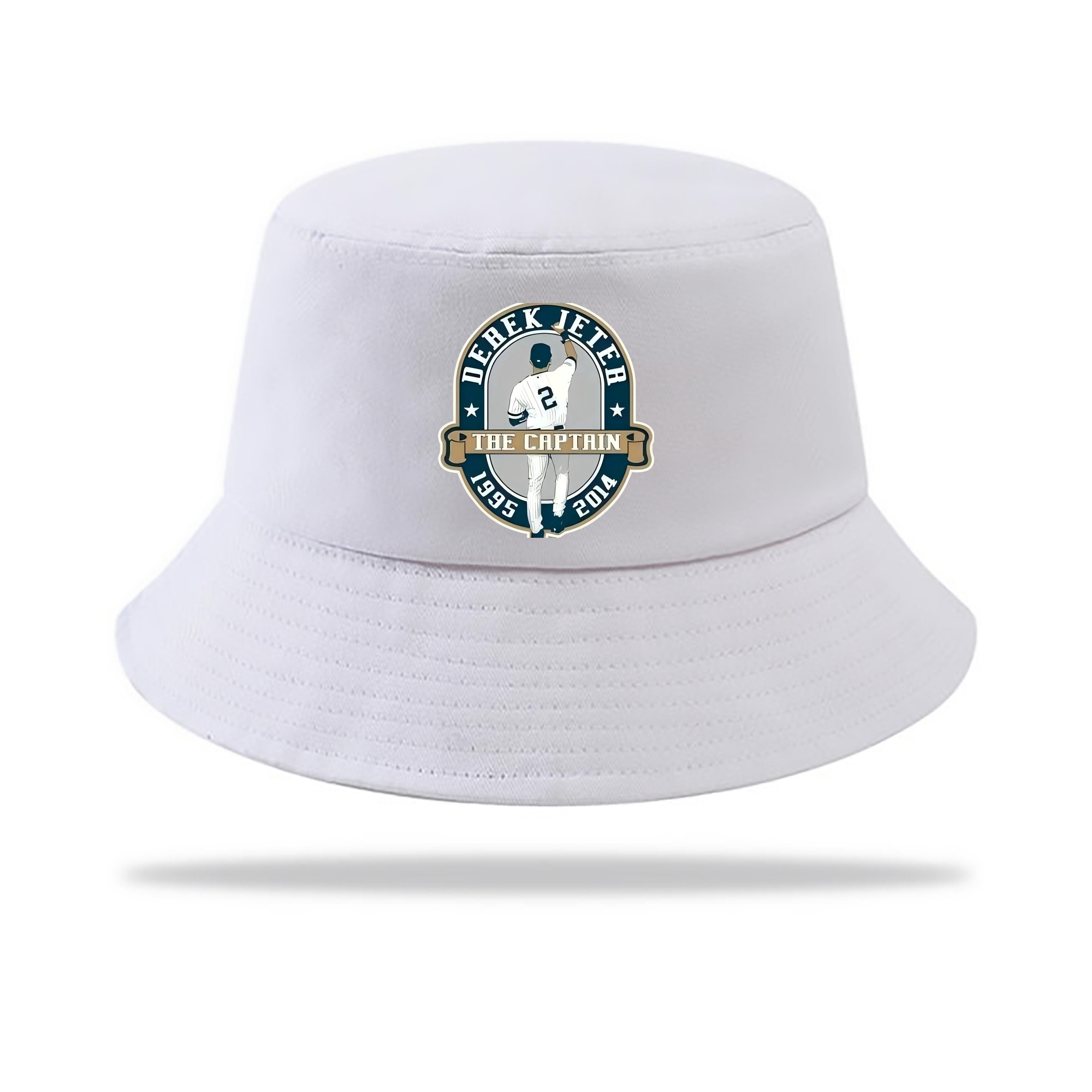 Derek Jeter 9 Outdoor Sun Protection Bucket Hat – Lightweight Breathable Knit & Woven Fabric – Ergonomic Wide Brim, Sweat-Absorbent, Stylish & Comfortable For Sports And Everyday Wear