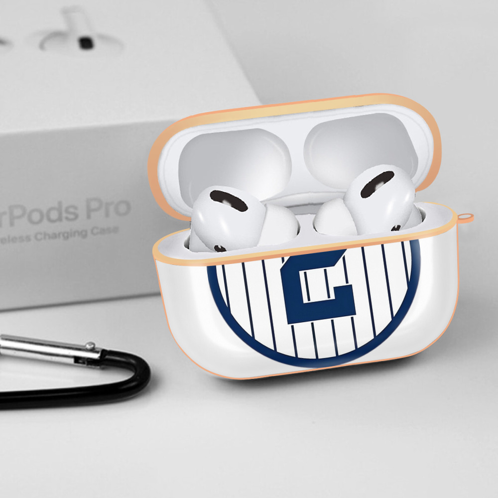 Derek Jeter 5 AirPods Pro Protective Case Rose Gold, Flexible PC Material, Precise Fit, Anti-Slip Cover, Full Protection, Fingerprint Resistant, Washable With Keychain