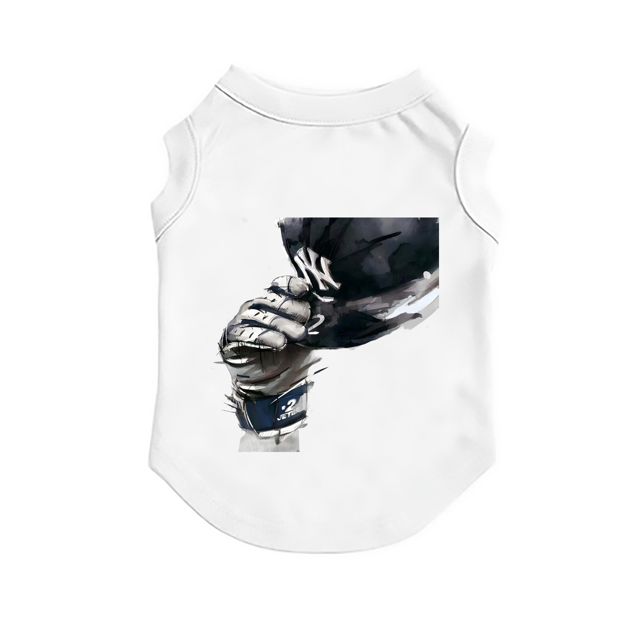 Derek Jeter 76 Pet Vest – Durable Polyester With Heat Transfer Print – Comfortable And Stylish