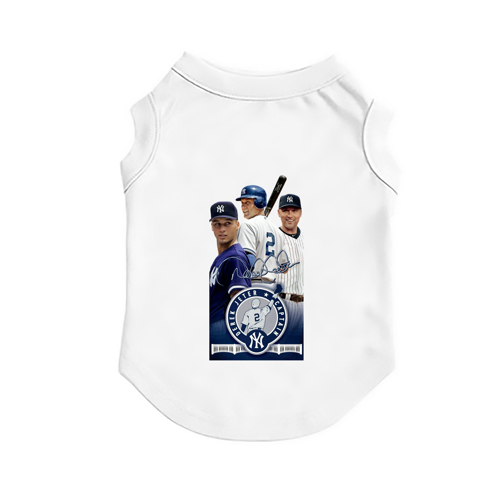 Derek Jeter 79 Pet Vest – Durable Polyester With Heat Transfer Print – Comfortable And Stylish