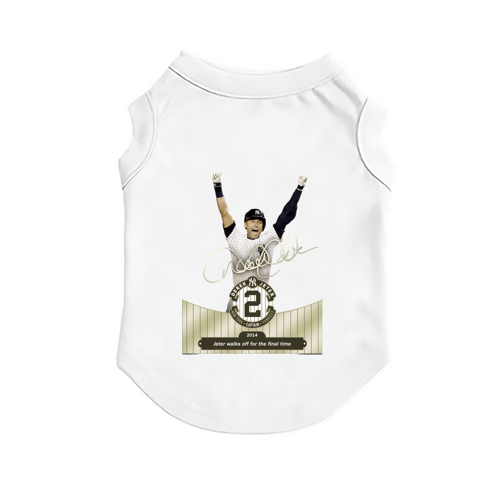 Derek Jeter 81 Pet Vest – Durable Polyester With Heat Transfer Print – Comfortable And Stylish