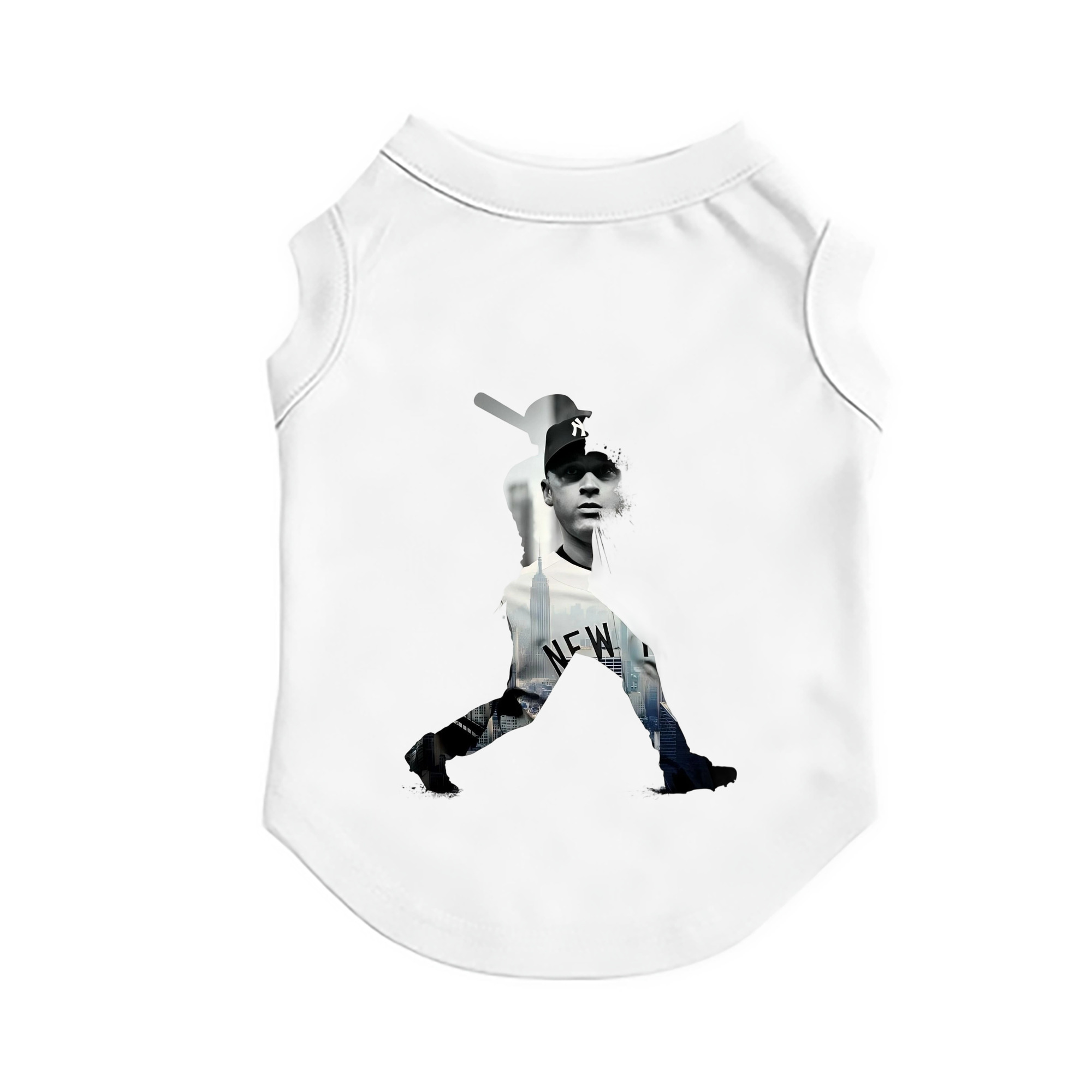 Derek Jeter 83 Pet Vest – Durable Polyester With Heat Transfer Print – Comfortable And Stylish