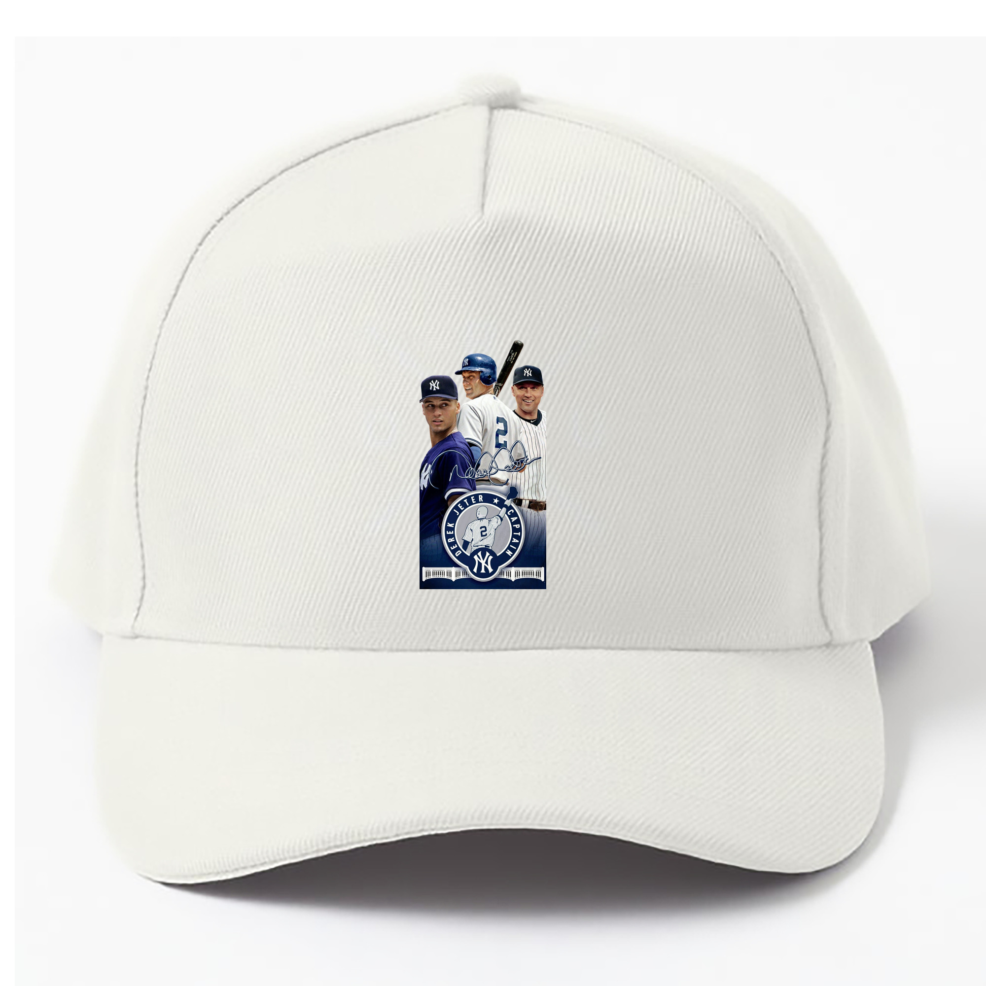 Derek Jeter 79 100% Cotton Baseball Cap – Heat Transfer Print – Comfortable, Durable, Perfect For Sports & Everyday Wear