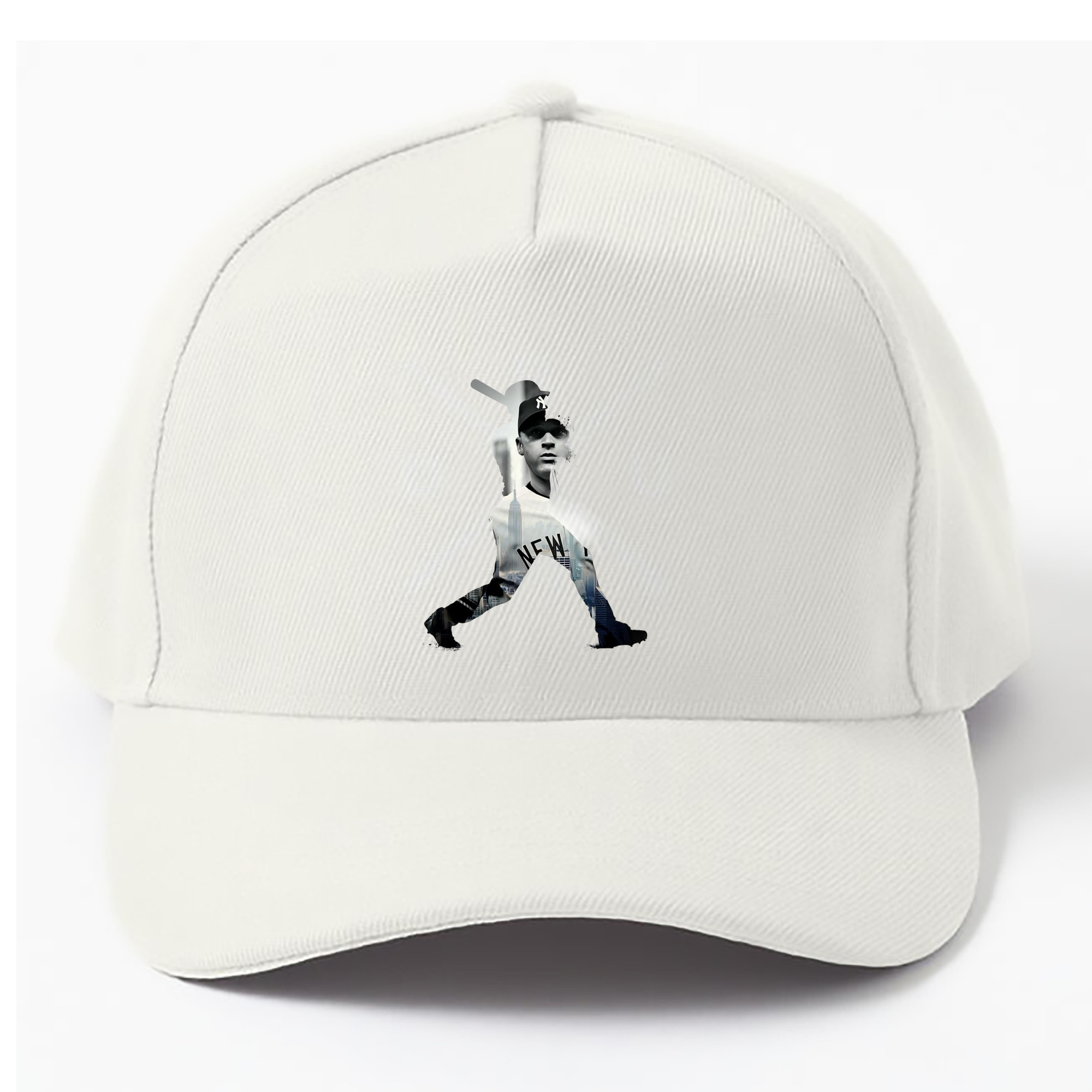 Derek Jeter 83 100% Cotton Baseball Cap – Heat Transfer Print – Comfortable, Durable, Perfect For Sports & Everyday Wear