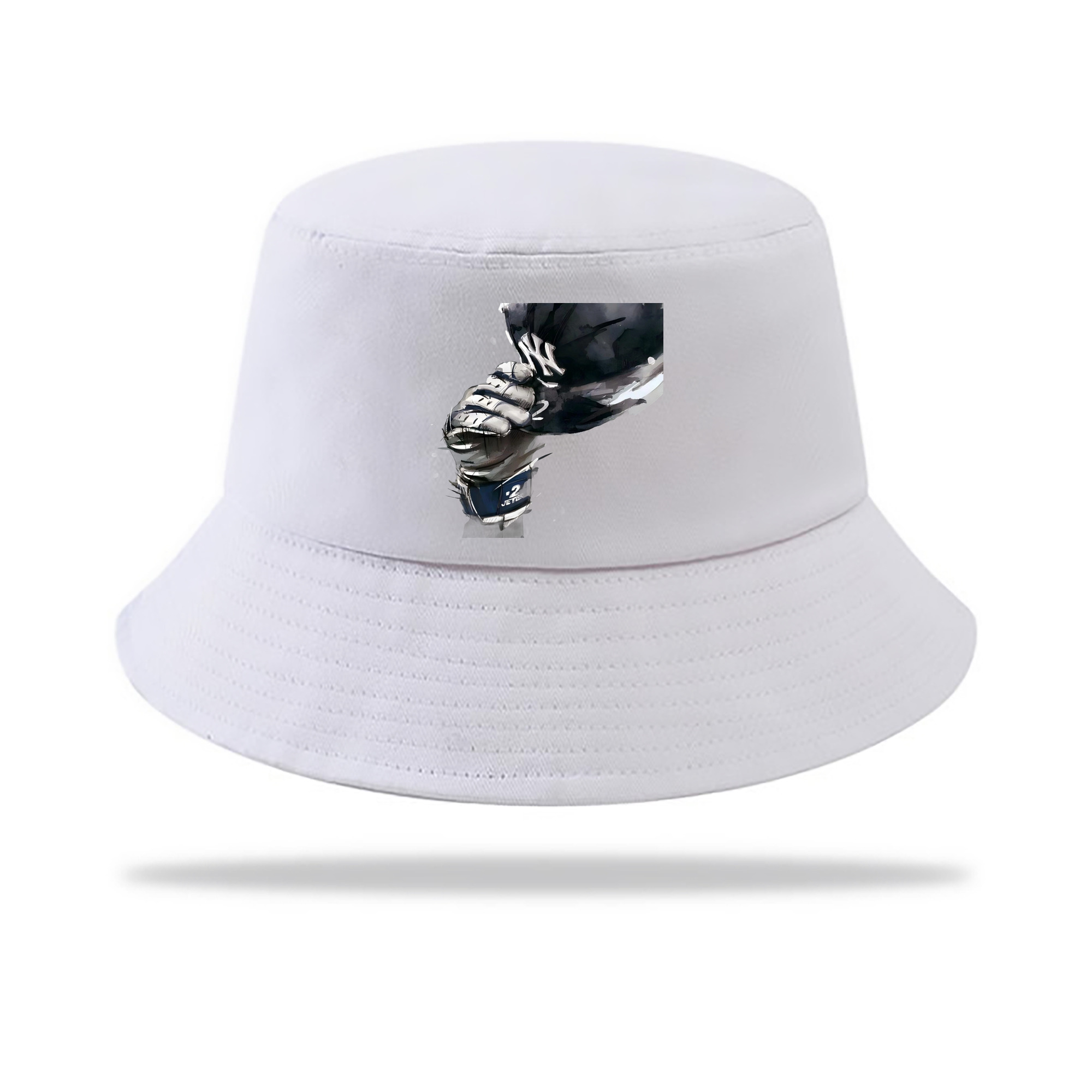 Derek Jeter 76 Outdoor Sun Protection Bucket Hat – Lightweight Breathable Knit & Woven Fabric – Ergonomic Wide Brim, Sweat-Absorbent, Stylish & Comfortable For Sports And Everyday Wear