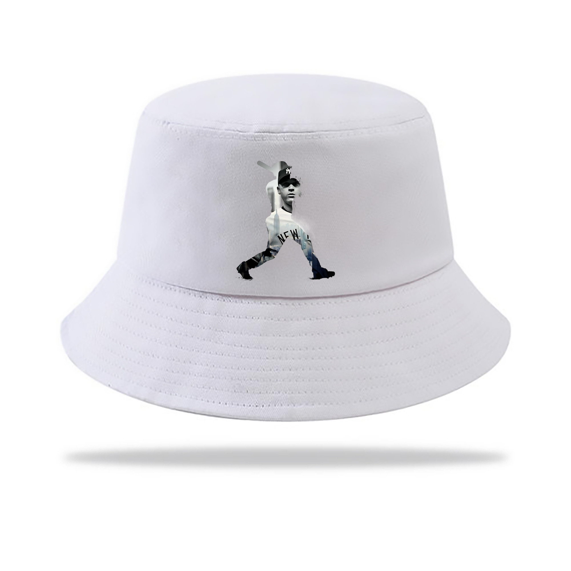 Derek Jeter 83 Outdoor Sun Protection Bucket Hat – Lightweight Breathable Knit & Woven Fabric – Ergonomic Wide Brim, Sweat-Absorbent, Stylish & Comfortable For Sports And Everyday Wear