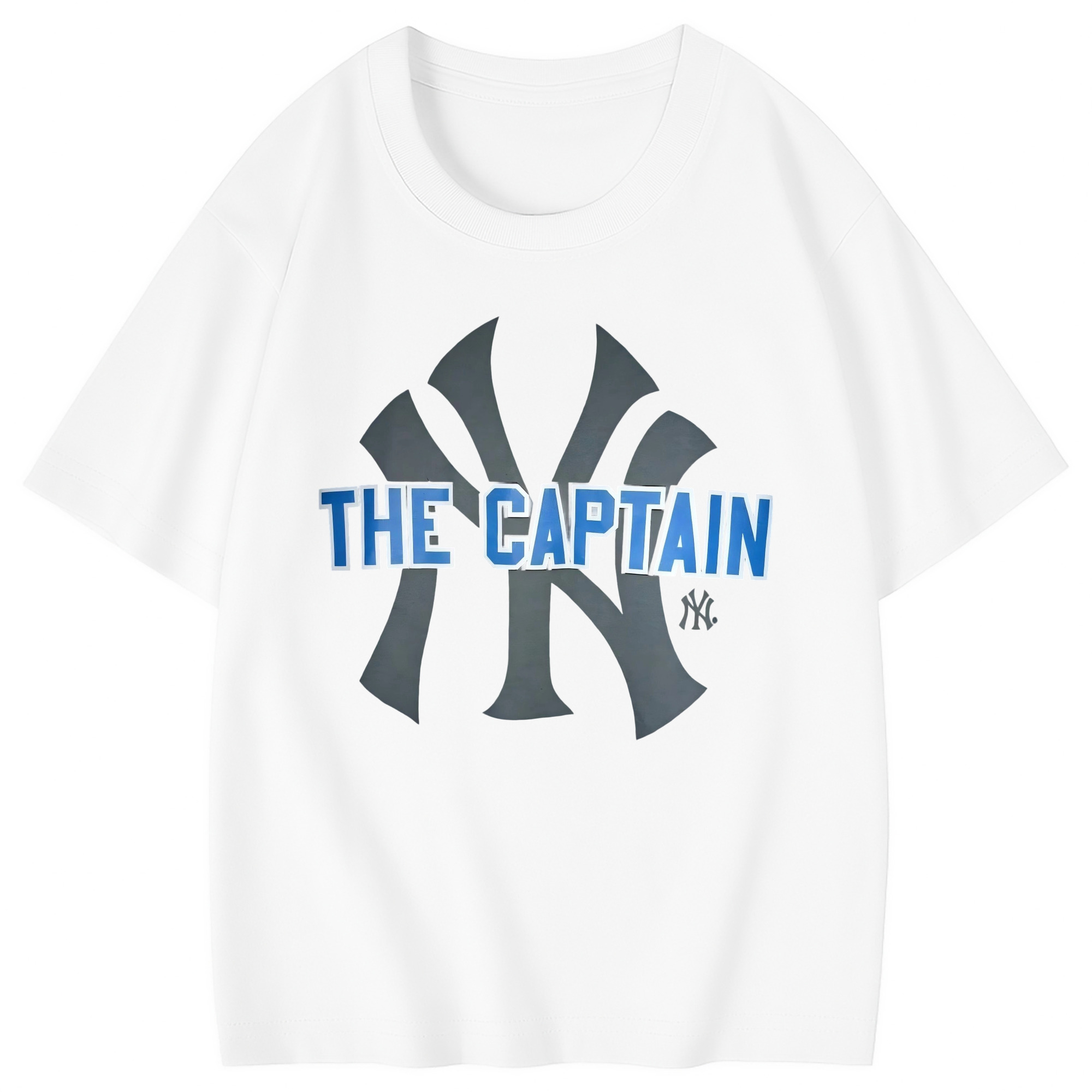 Derek Jeter 84 Combed Cotton Kids T-Shirt 180g With Front Heat Transfer Print – Soft, Lightweight, Side-Seamed Design – Stylish And Comfortable Casual Wear For Everyday Activities