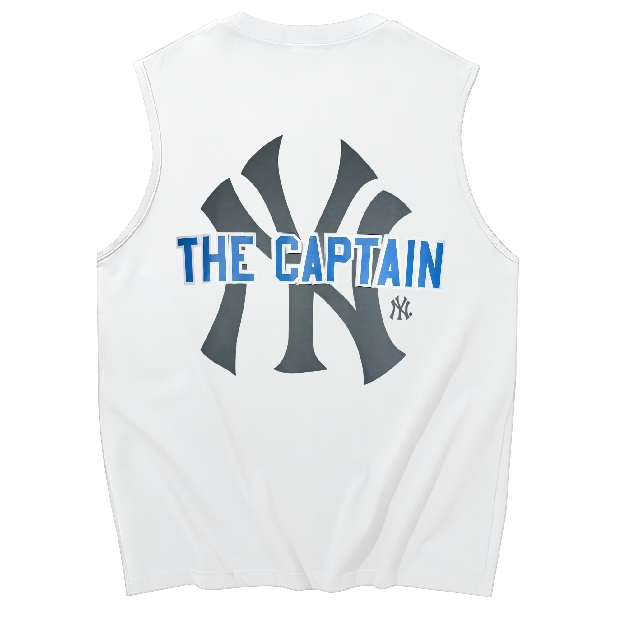 Derek Jeter 84 230g Pure Cotton Tank Top With Back Heat Transfer Print – Soft, Lightweight, Fitted Design – Stylish & Comfortable Casual Wear For Sports & Everyday Use