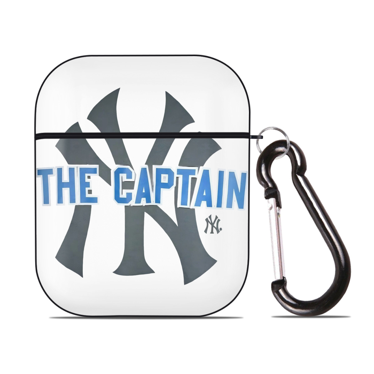 Derek Jeter 84 AirPods 2 Case Hard Shell Black, Flexible PC Material, Precise Cutouts, Full Protection, Anti-Fingerprint, Washable, Includes Keychain – Durable & Slim Design