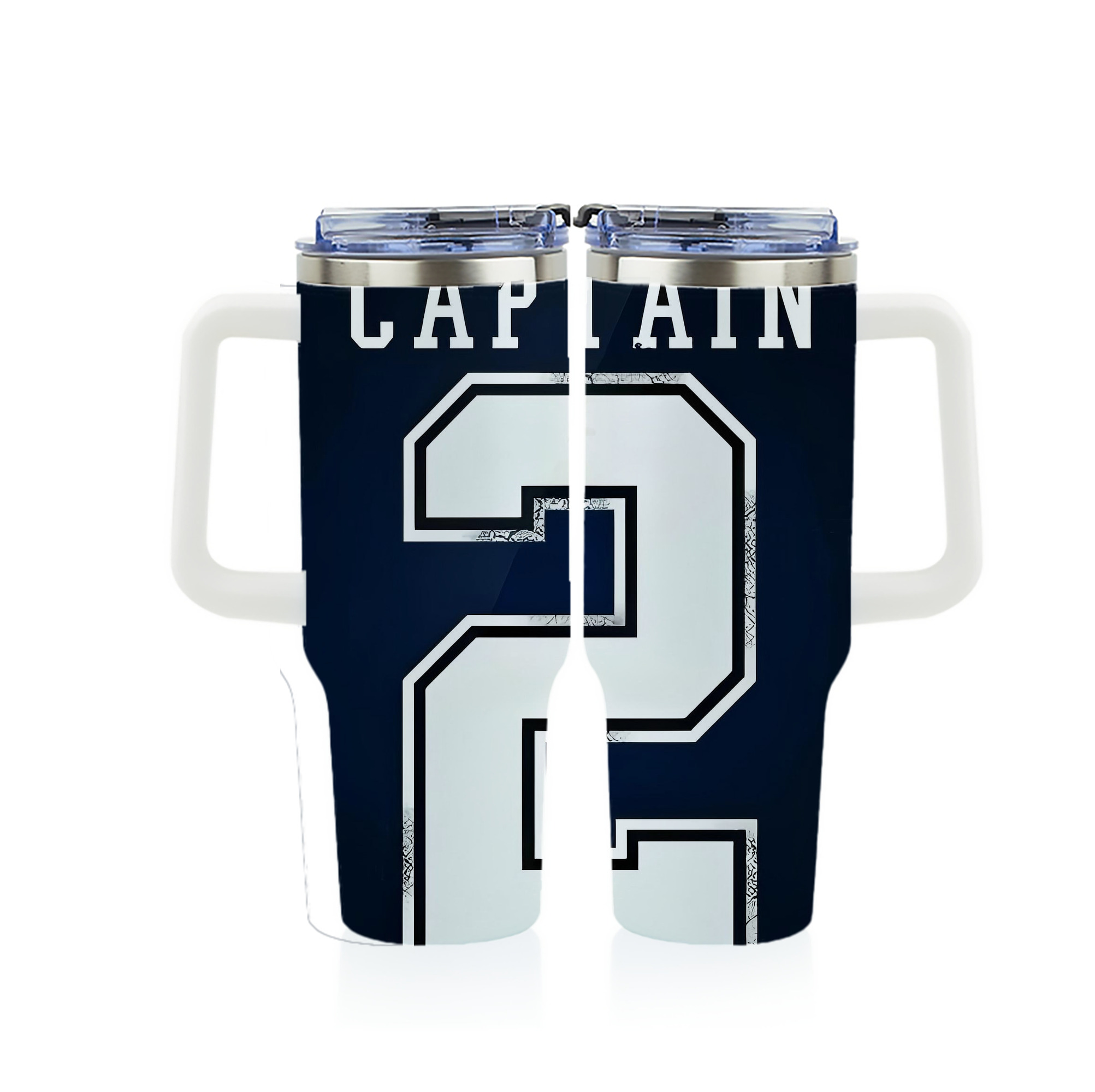 Derek Jeter 28 40oz Full Wrap Car Tumbler – Durable Stainless Steel Travel Mug With Vibrant UV Print – Double Wall Insulated, Fits Most Car Cup Holders