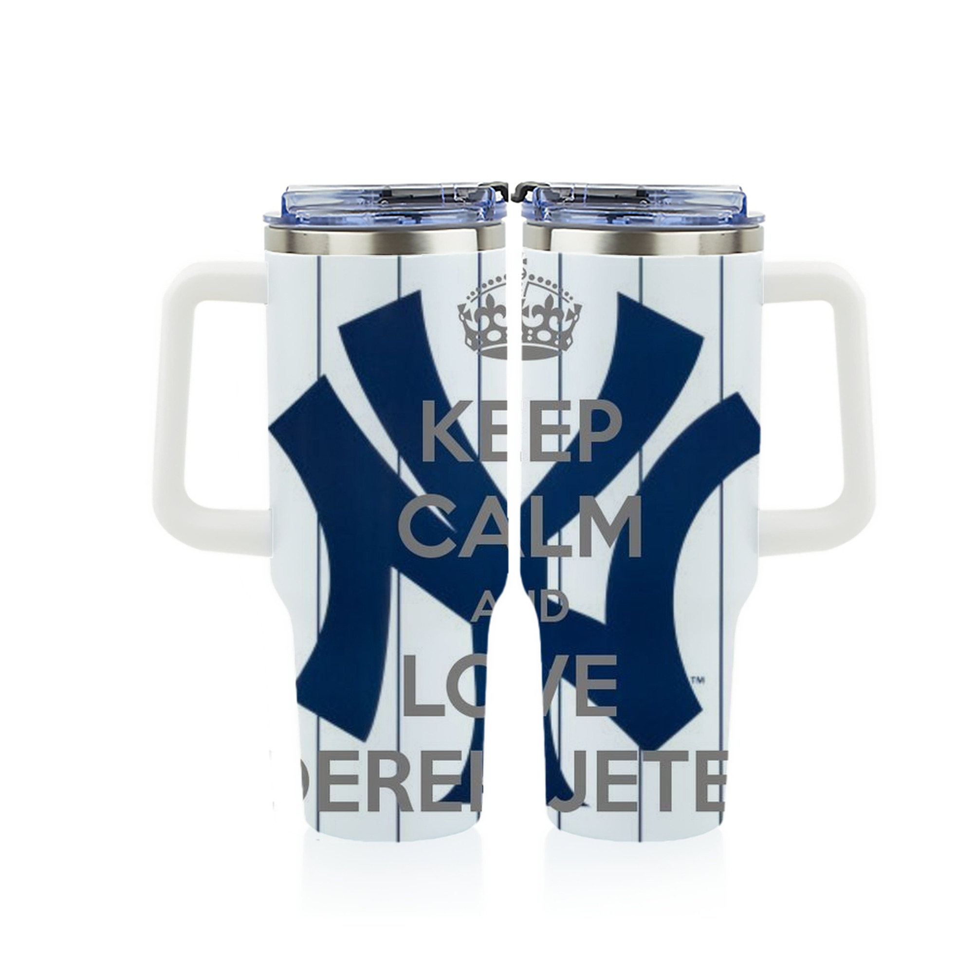 Derek Jeter 39 40oz Full Wrap Car Tumbler – Durable Stainless Steel Travel Mug With Vibrant UV Print – Double Wall Insulated, Fits Most Car Cup Holders