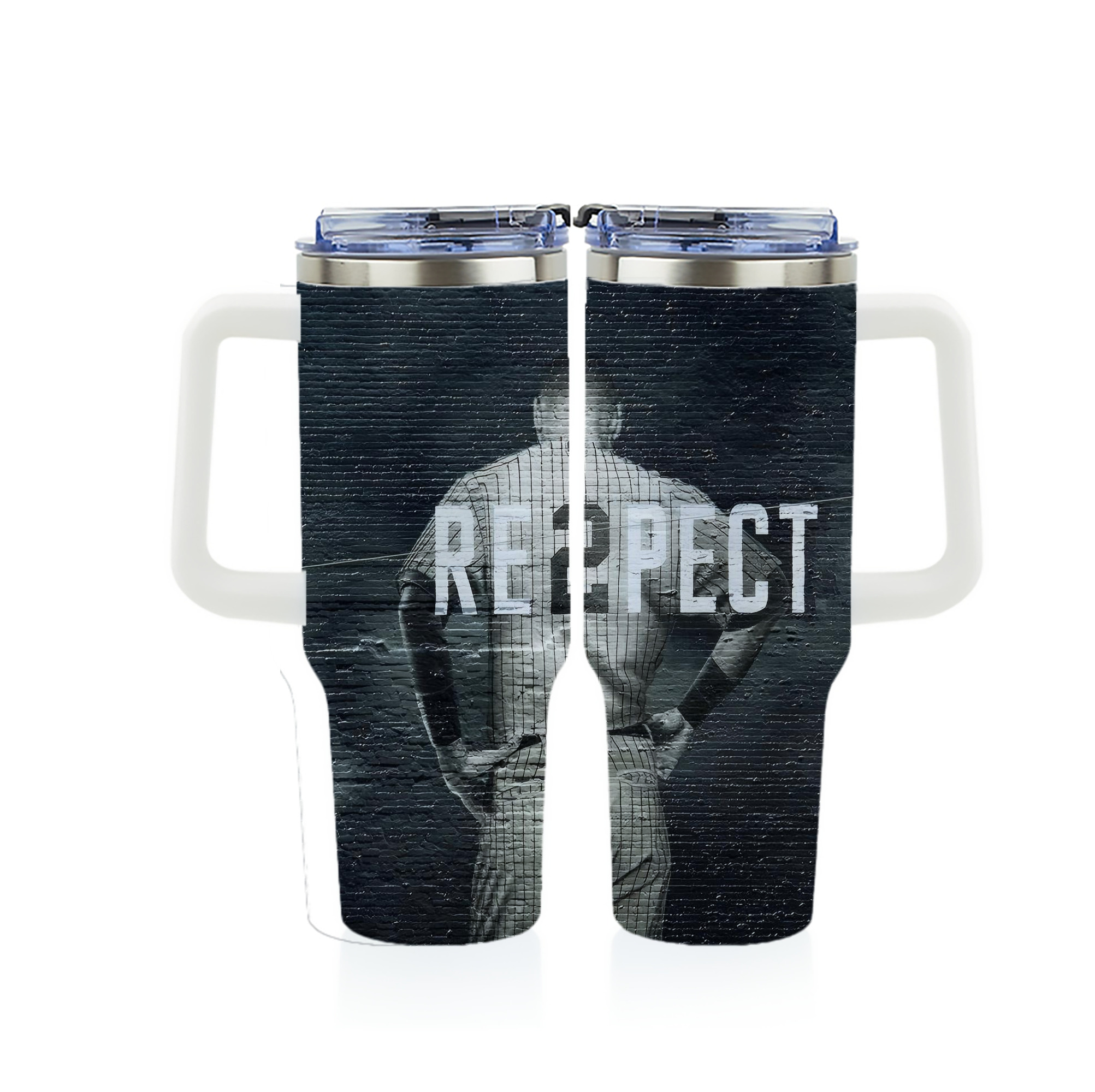 Derek Jeter 48 40oz Full Wrap Car Tumbler – Durable Stainless Steel Travel Mug With Vibrant UV Print – Double Wall Insulated, Fits Most Car Cup Holders