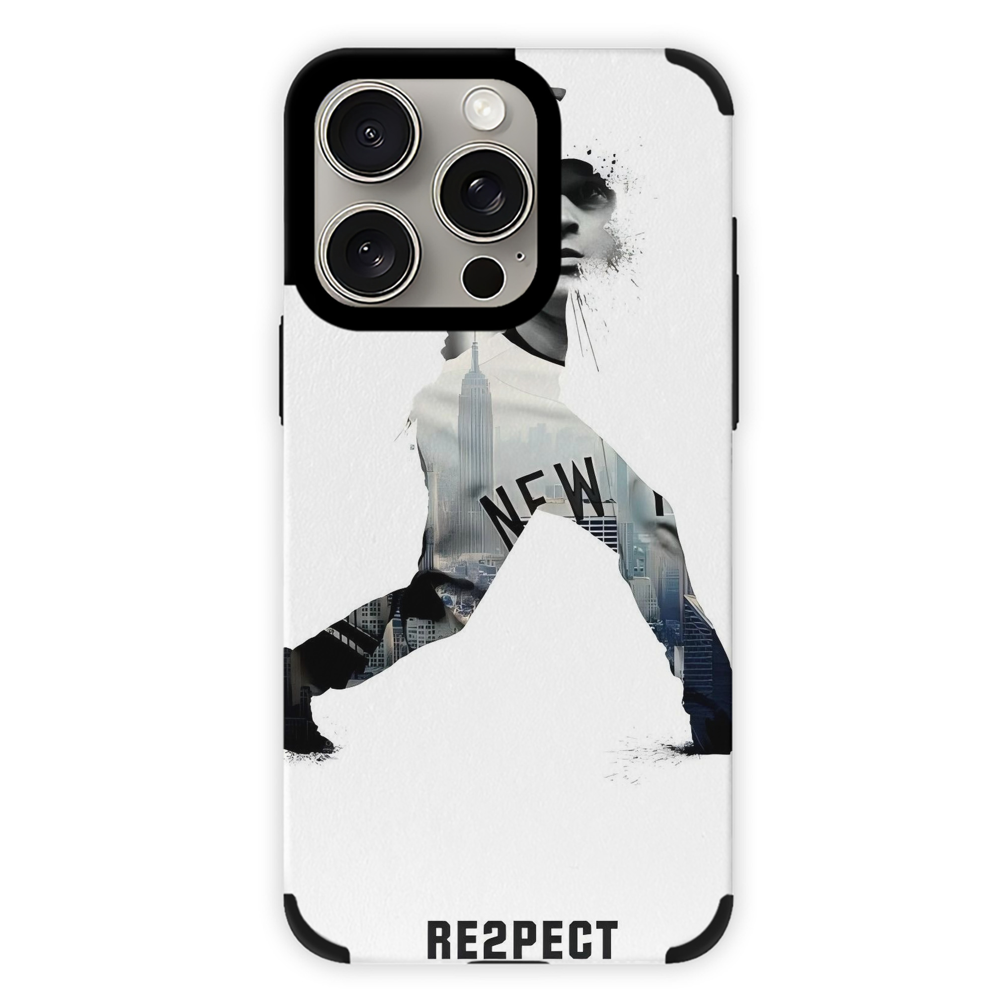 Derek Jeter 98 IPhone 15 Pro Max PU Leather Case – Soft Lining, 360° Protection – Precise Fit, 3D Buttons, Easy Charging – Anti-Yellowing, Easy To Clean