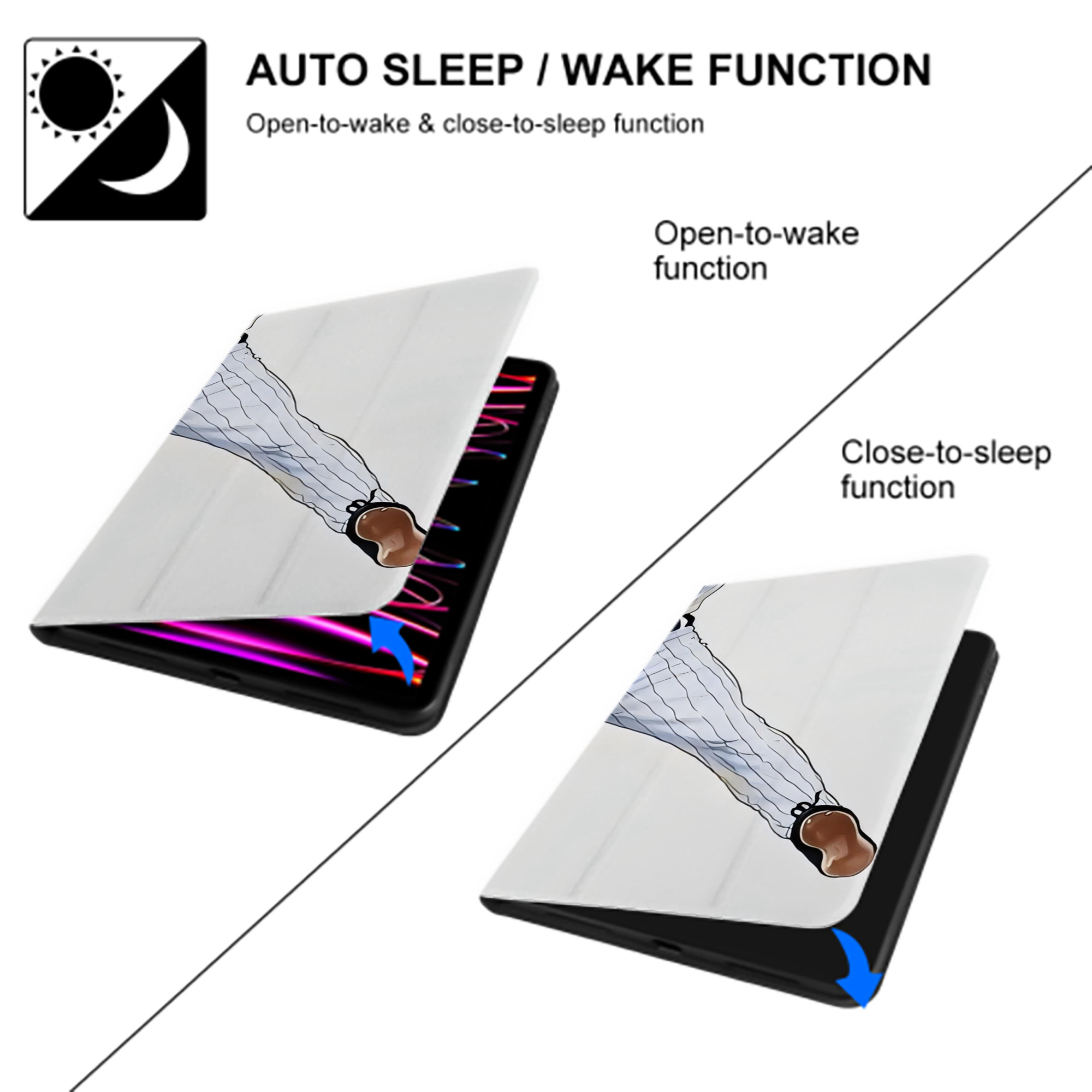 Derek Jeter 17 IPad Book-Style Case With Pencil Slot – Slim PU & TPU Cover – Full Protection, Precise Fit, Water & Scratch Resistant