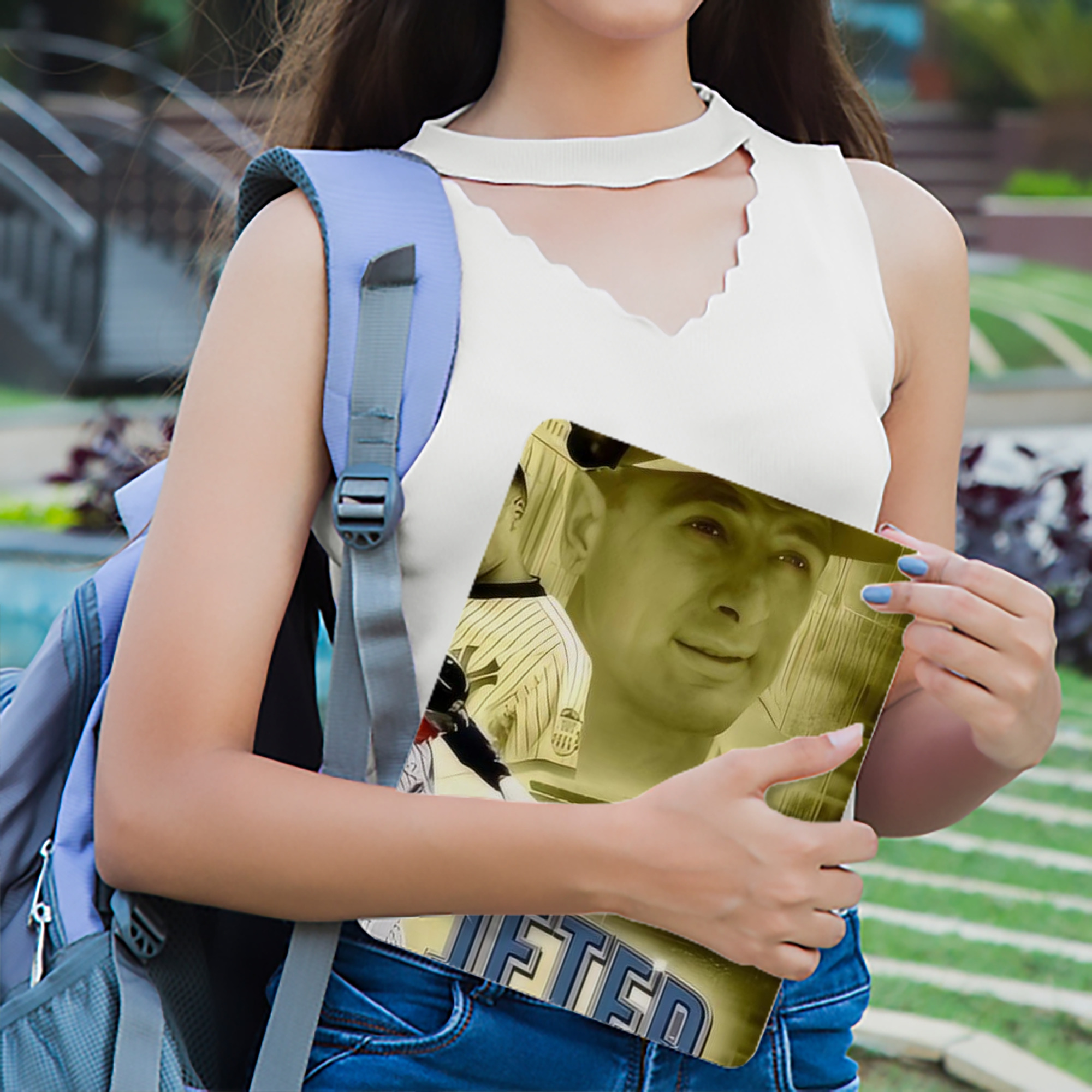 Derek Jeter 23 IPad Book-Style Case With Pencil Slot – Slim PU & TPU Cover – Full Protection, Precise Fit, Water & Scratch Resistant