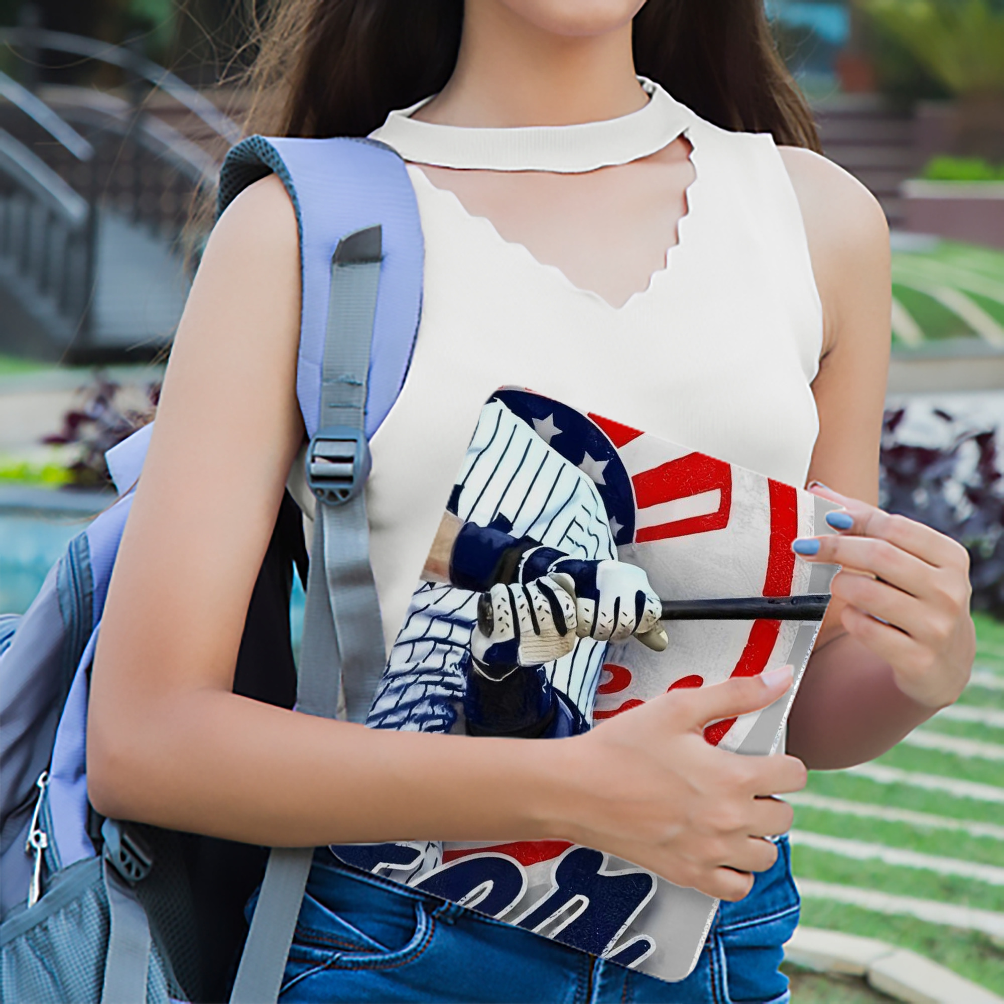 Derek Jeter 62 IPad Book-Style Case With Pencil Slot – Slim PU & TPU Cover – Full Protection, Precise Fit, Water & Scratch Resistant