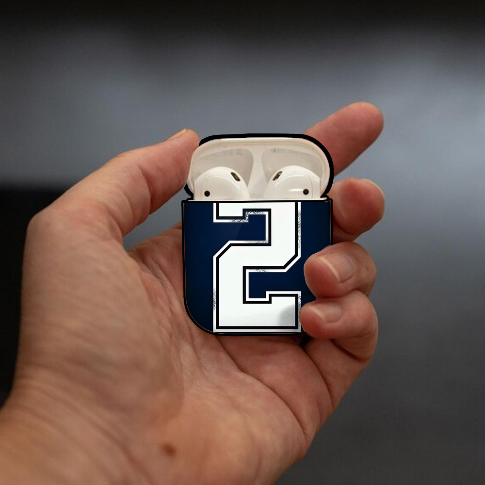 Derek Jeter 28 AirPods 2 Case Hard Shell Black, Flexible PC Material, Precise Cutouts, Full Protection, Anti-Fingerprint, Washable, Includes Keychain – Durable & Slim Design