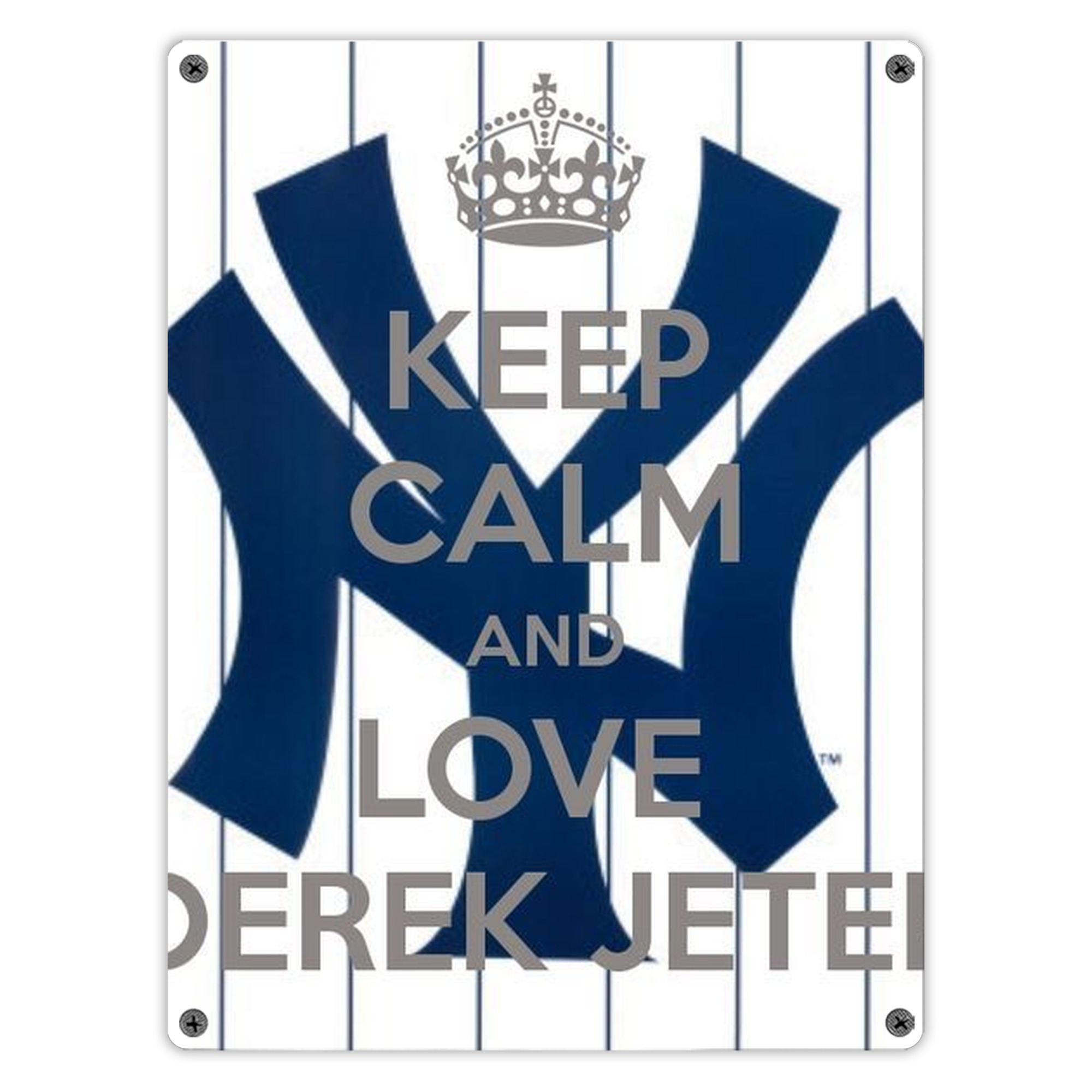 Derek Jeter 39 Vintage Metal Tin Sign 12x16inch – Retro Wall Art Decor For Home, Bar, Kitchen, Bedroom, Office – Durable Iron Sheet Poster, Easy To Hang, Full-Color Printing