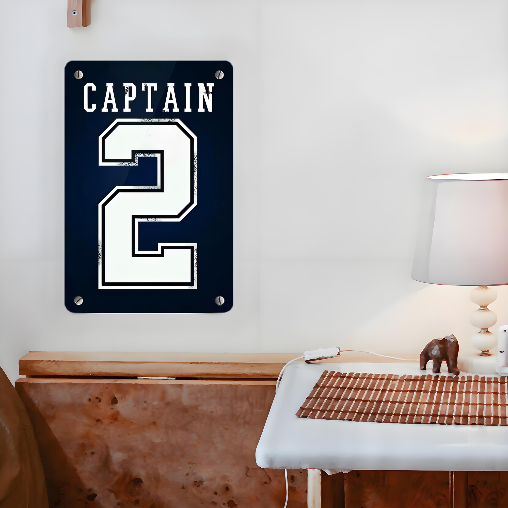 Derek Jeter 28 Metal Tin Sign 8x12inch - High-Quality Full-Print Decorative Wall Art, Durable Rust-Resistant Metal Plaque For Living Room, Bedroom, Kitchen, Office, Bar Décor