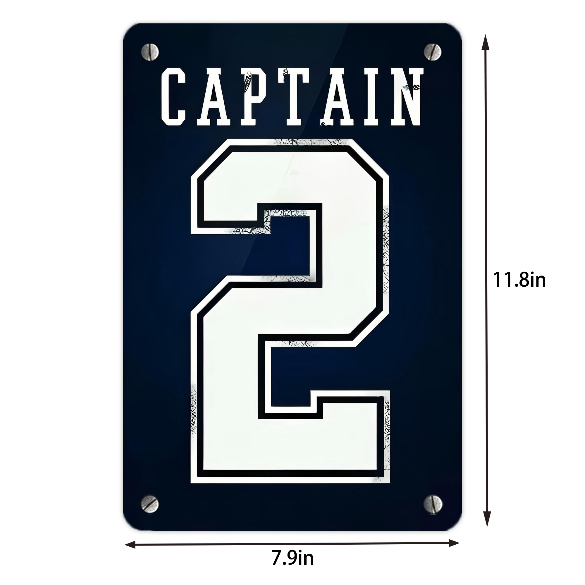 Derek Jeter 28 Metal Tin Sign 8x12inch - High-Quality Full-Print Decorative Wall Art, Durable Rust-Resistant Metal Plaque For Living Room, Bedroom, Kitchen, Office, Bar Décor