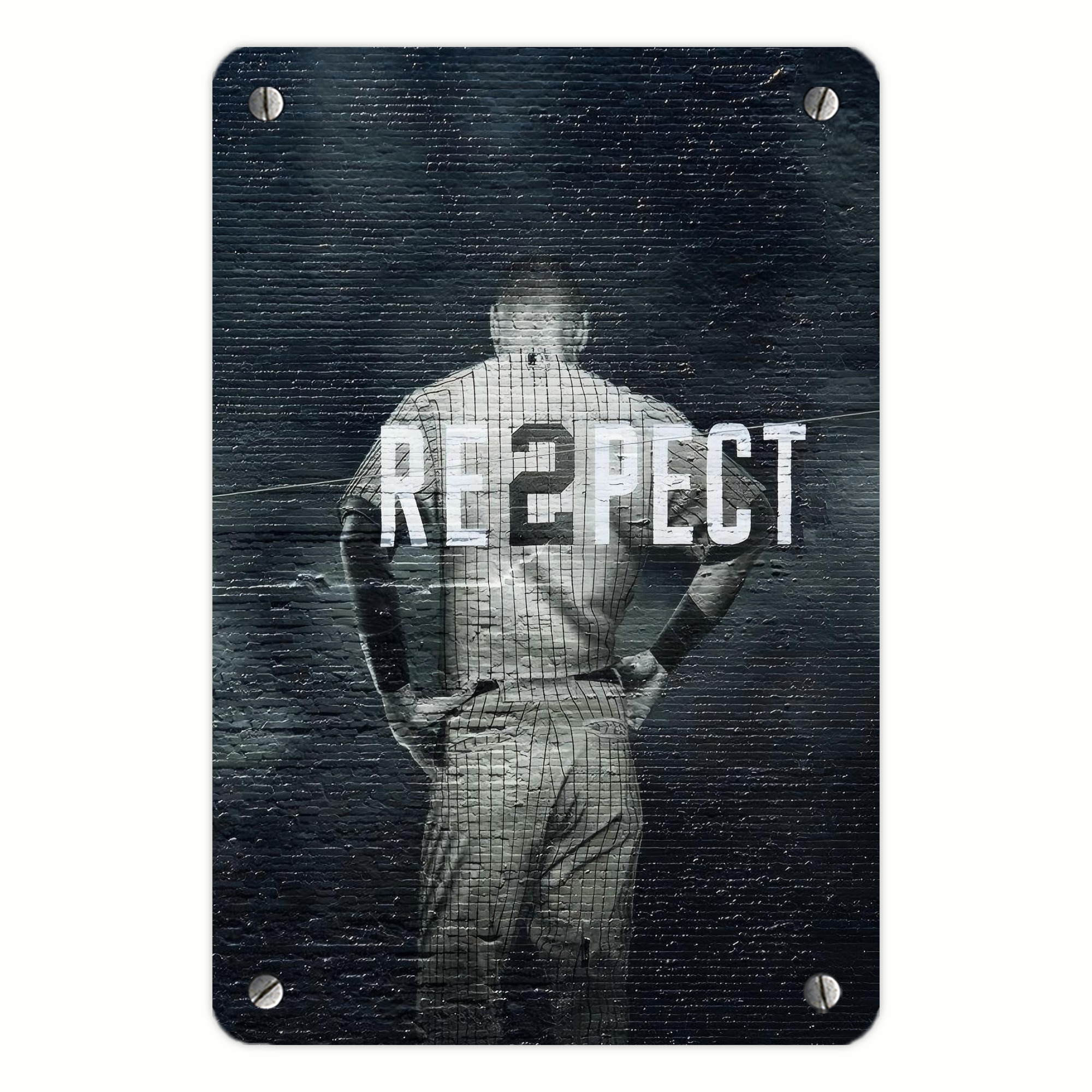 Derek Jeter 48 Metal Tin Sign 8x12inch - High-Quality Full-Print Decorative Wall Art, Durable Rust-Resistant Metal Plaque For Living Room, Bedroom, Kitchen, Office, Bar Décor