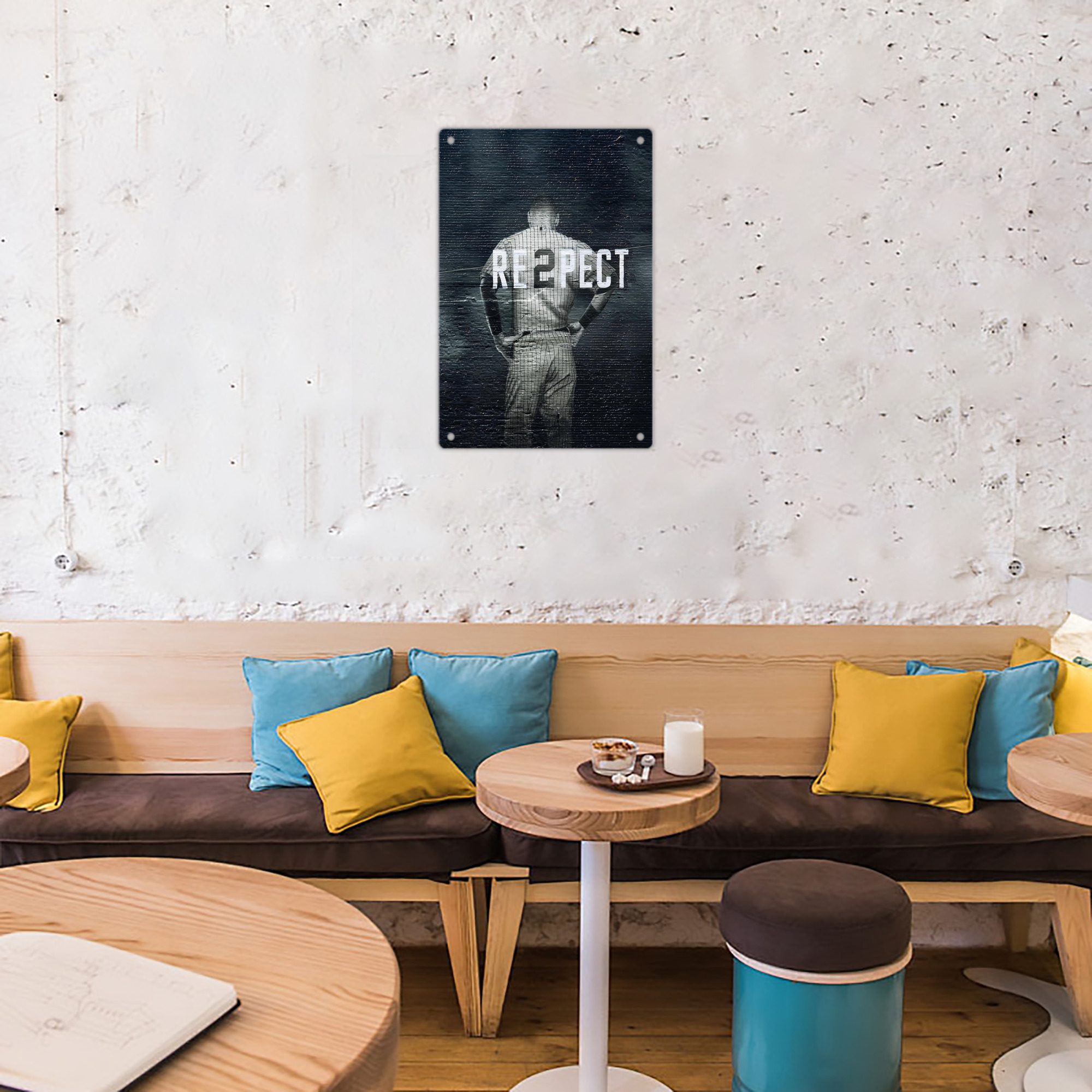 Derek Jeter 48 8x12inch Vertical Aluminum Sign - Durable Fade-Resistant Indoor/Outdoor Safety & Information Plaque For Office, Hotel, Restaurant, Bar, Public Spaces