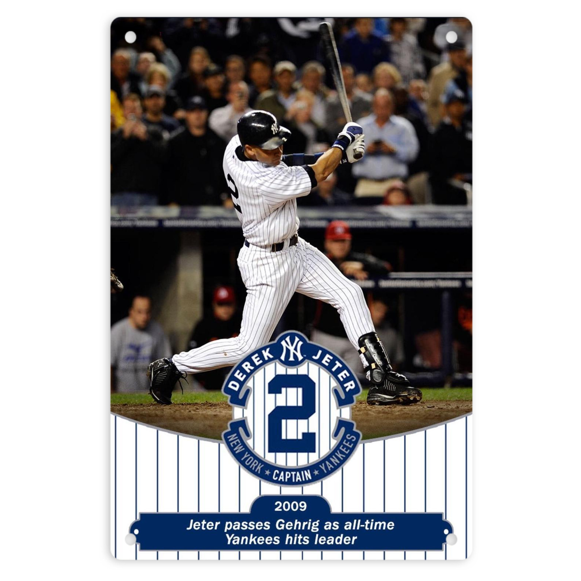 Derek Jeter 88 8x12inch Vertical Aluminum Sign - Durable Fade-Resistant Indoor/Outdoor Safety & Information Plaque For Office, Hotel, Restaurant, Bar, Public Spaces