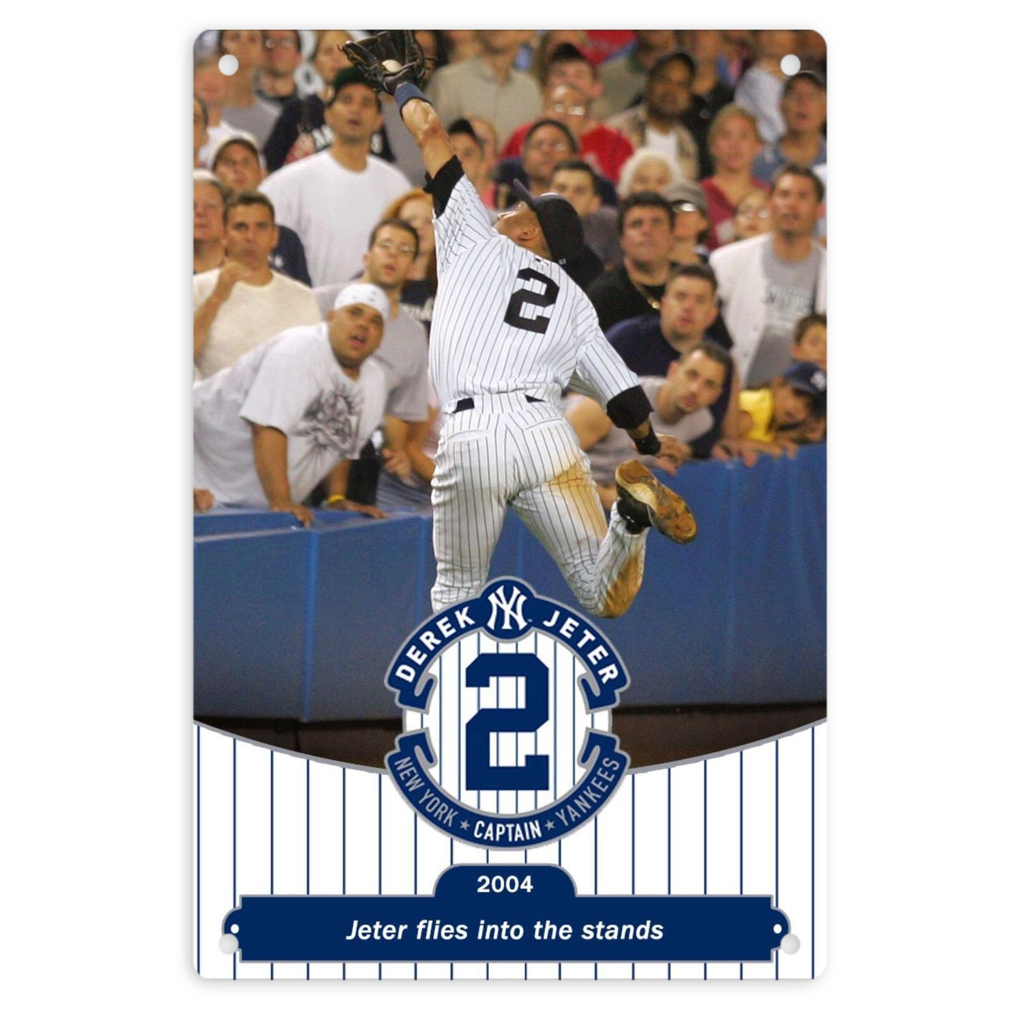 Derek Jeter 94 8x12inch Vertical Aluminum Sign - Durable Fade-Resistant Indoor/Outdoor Safety & Information Plaque For Office, Hotel, Restaurant, Bar, Public Spaces
