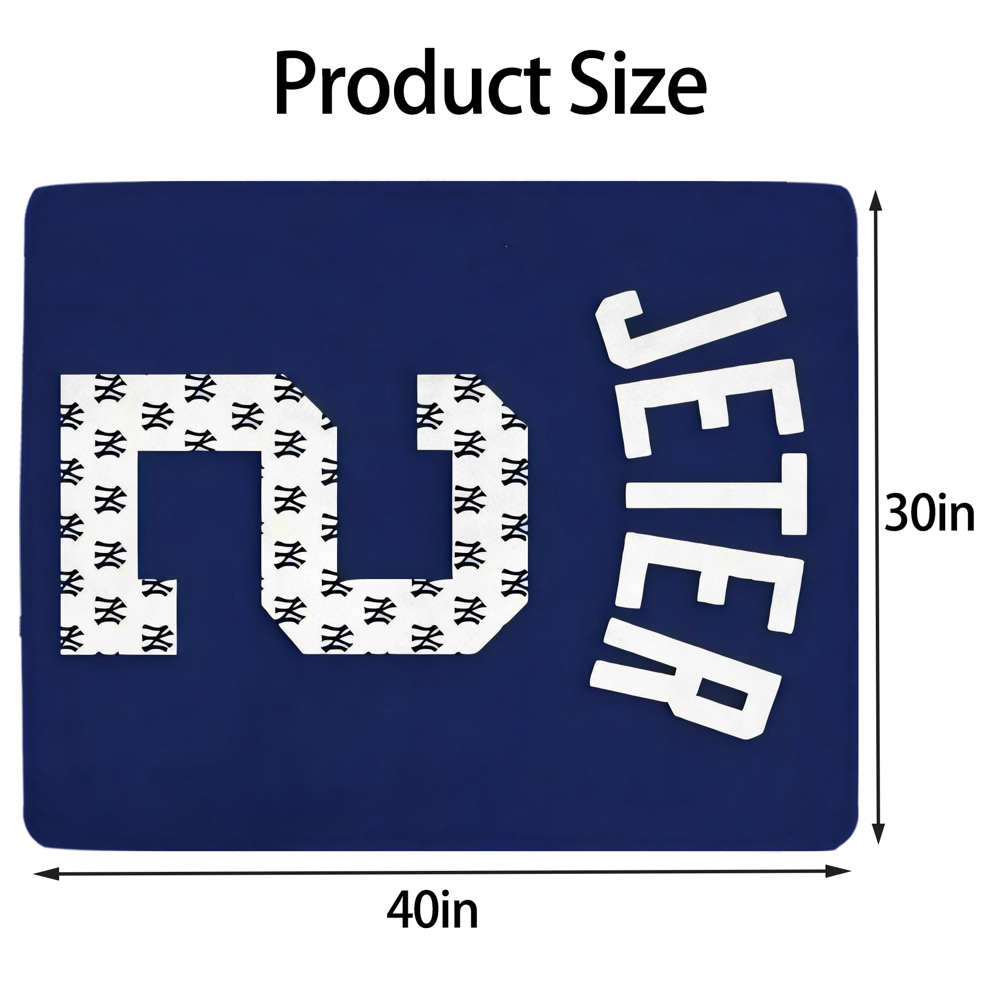 Derek Jeter 50 Soft Plush Fleece Blanket 30x40 Inch - 300GSM Flannel, Ultra Soft & Warm, Lightweight & Durable, Perfect For Kids, Adults, Couch, Bed, Camping, Travel, Gift For Family & Friends