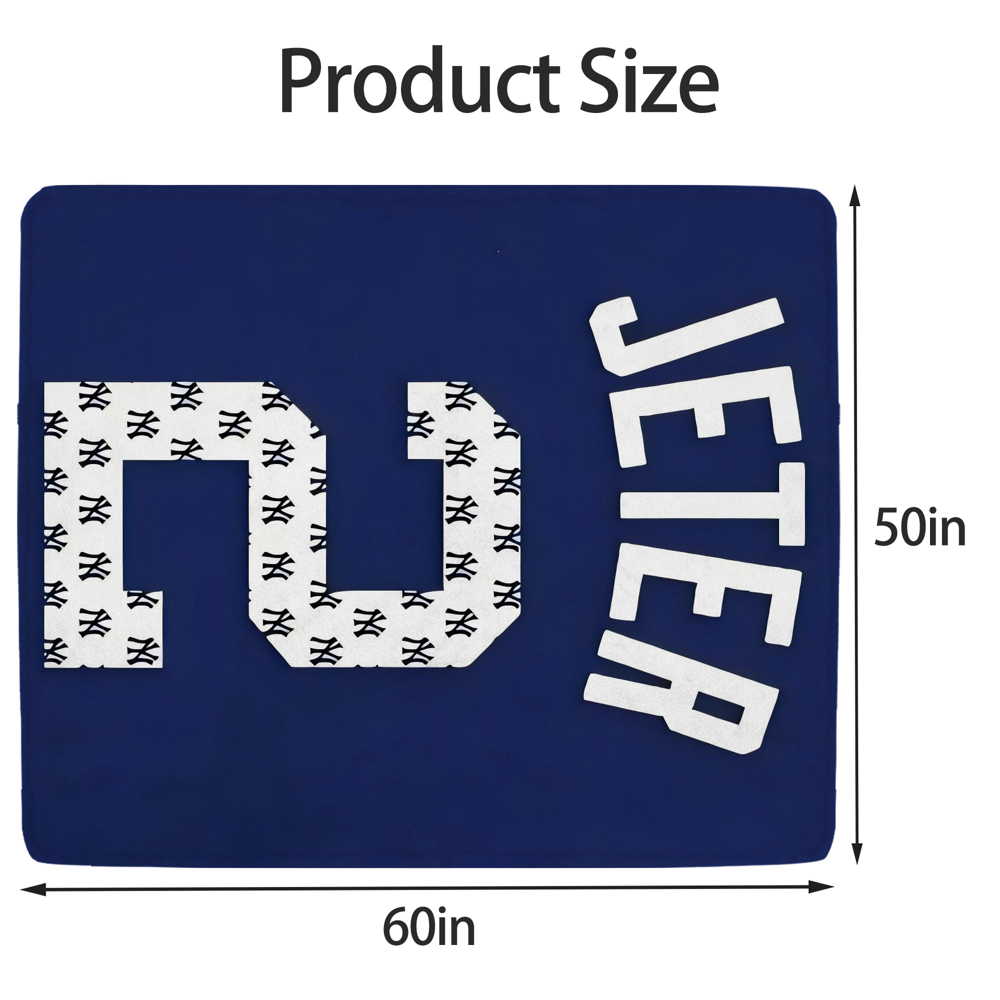Derek Jeter 50 Soft Fleece Throw Blanket 50 X 60 Inch – Super Soft, Lightweight, And Durable – Perfect For Sofa, Bed, Camping, And More – Ideal Gift For Family And Friends