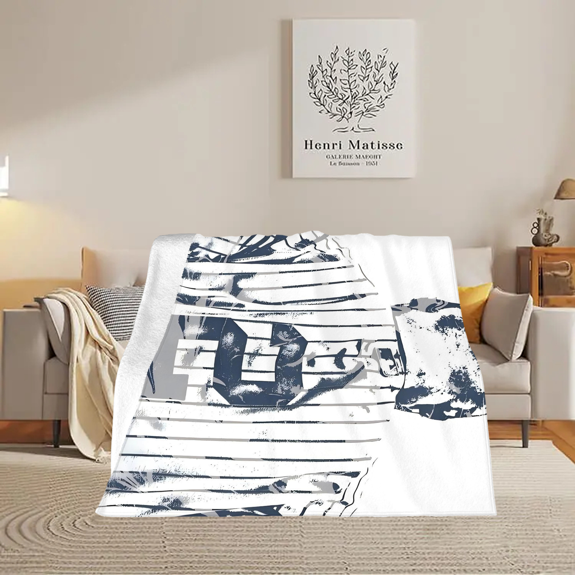 Derek Jeter 30 Soft Fleece Throw Blanket 50 X 60 Inch – Super Soft, Lightweight, And Durable – Perfect For Sofa, Bed, Camping, And More – Ideal Gift For Family And Friends