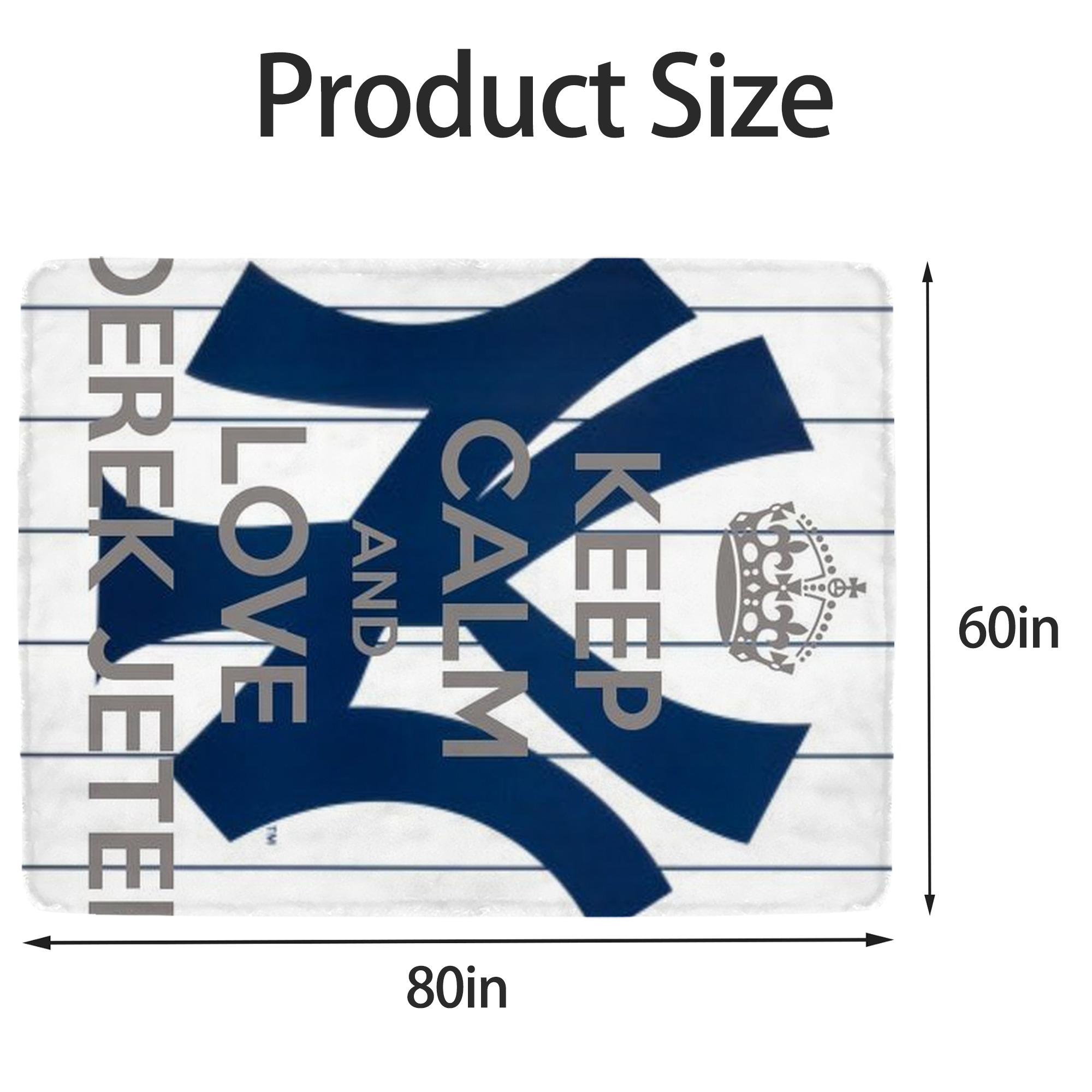 Derek Jeter 39 Soft Fleece Throw Blanket 60 X 80 Inch – Super Soft, Lightweight, And Durable – Perfect For Sofa, Bed, Camping, And More – Ideal Gift For Family And Friends