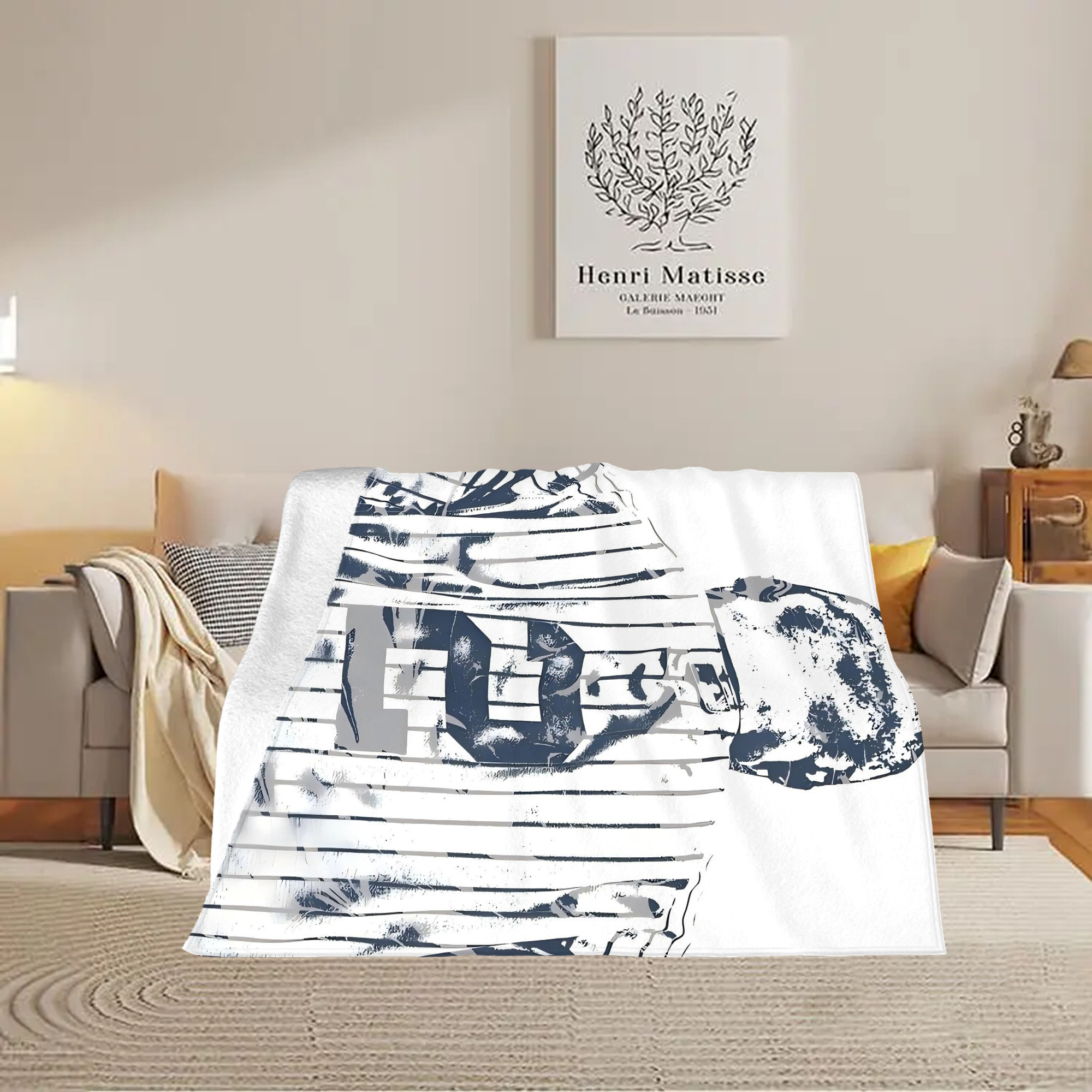 Derek Jeter 30 Soft Fleece Throw Blanket 60 X 80 Inch – Super Soft, Lightweight, And Durable – Perfect For Sofa, Bed, Camping, And More – Ideal Gift For Family And Friends