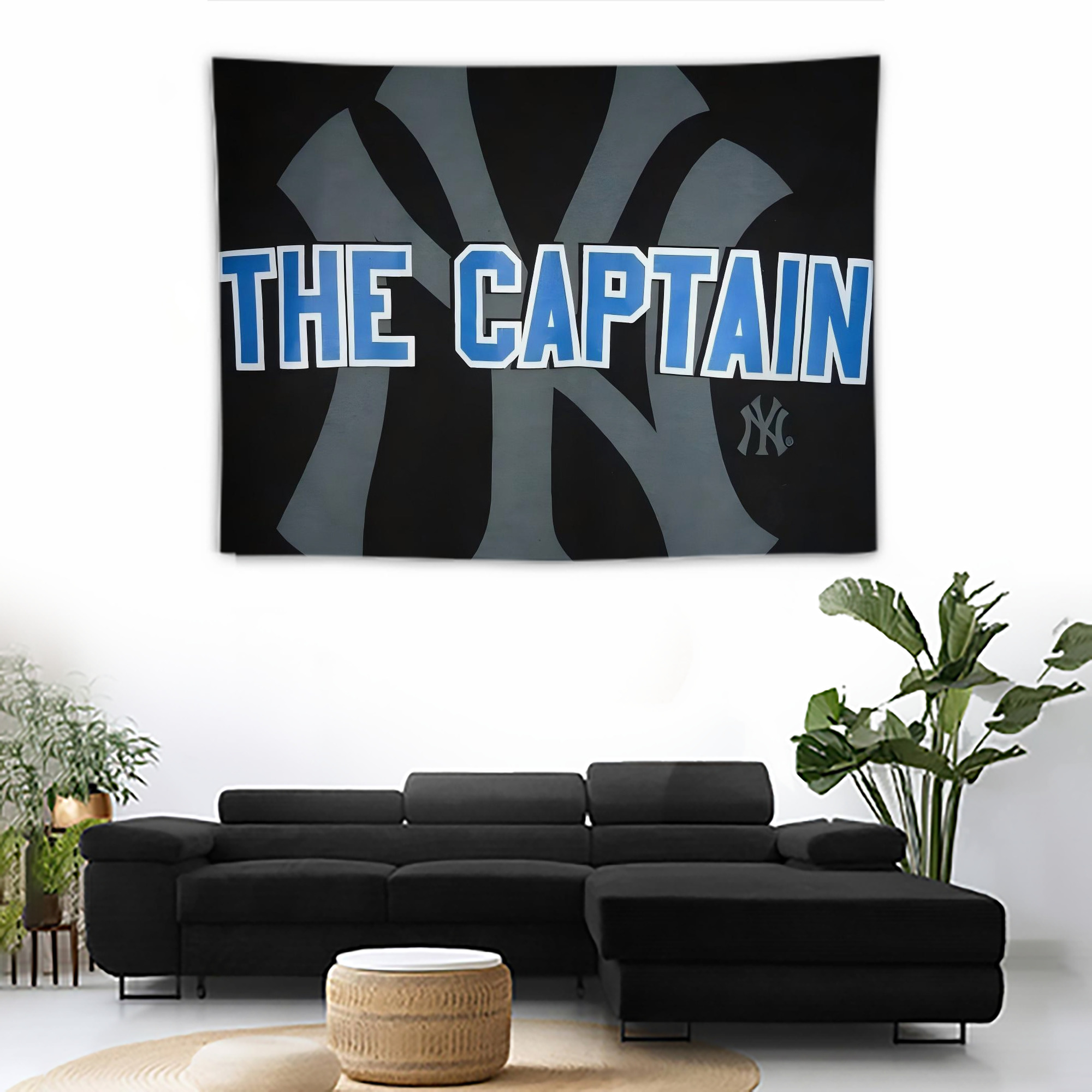 Derek Jeter 103 Wall Tapestry For Bedroom Aesthetic – Boho Style Polyester Fabric Wall Hanging With Hooks – 60 X 90 Inch Large Size, Lightweight, Durable, Easy To Hang