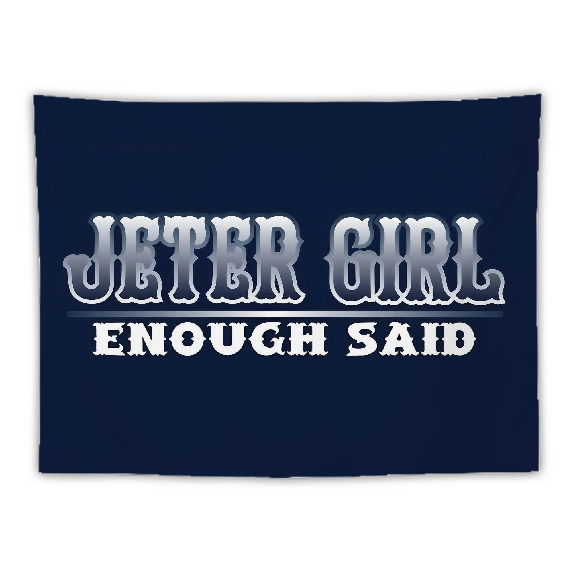 Derek Jeter 101 Wall Tapestry For Bedroom Aesthetic – Boho Style Polyester Fabric Wall Hanging With Hooks – 60 X 90 Inch Large Size, Lightweight, Durable, Easy To Hang