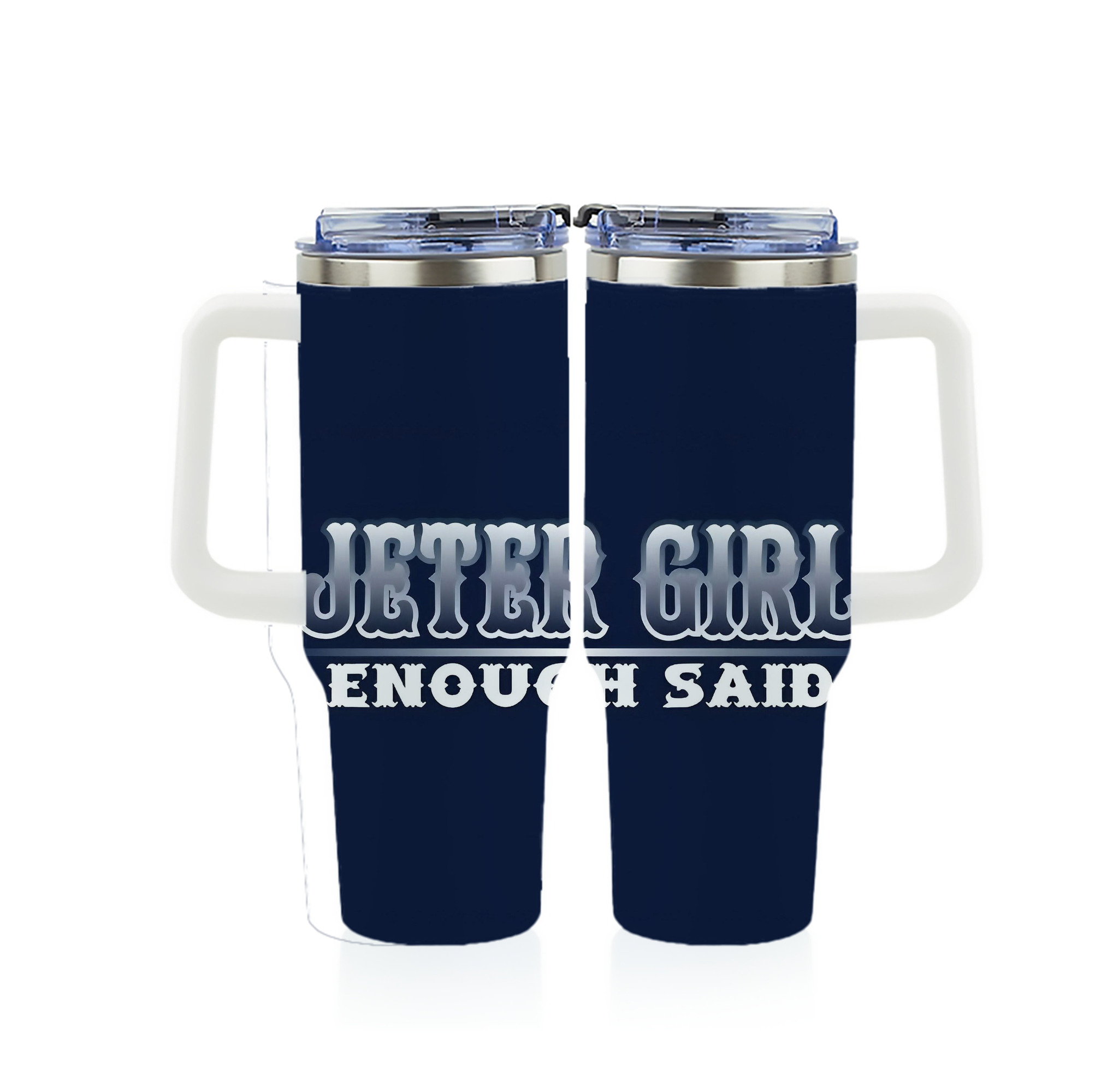 Derek Jeter 101 40oz Full Wrap Car Tumbler – Durable Stainless Steel Travel Mug With Vibrant UV Print – Double Wall Insulated, Fits Most Car Cup Holders