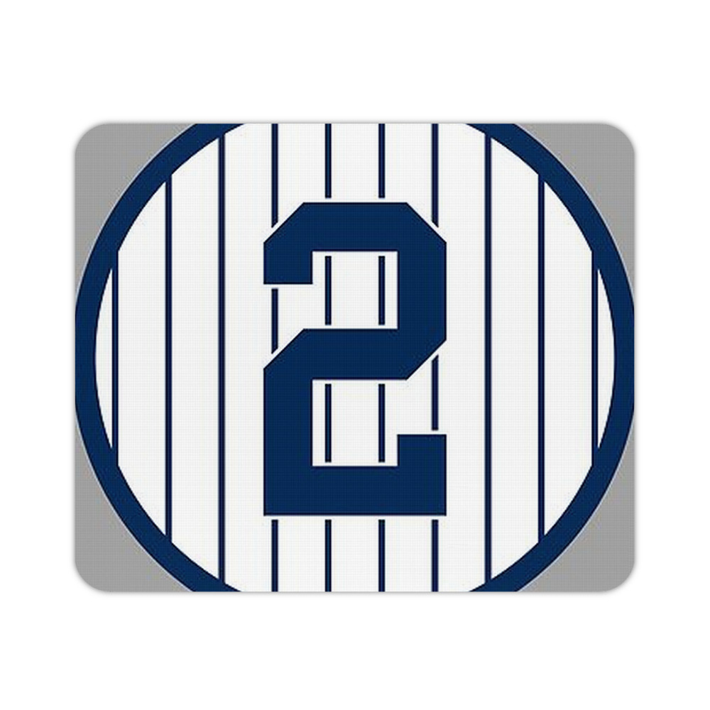 Derek Jeter 19 Durable Rubber Mouse Pad With Stitched Edges, Waterproof, Non-Slip Surface, Ultra-Thin Design For Gaming, Office