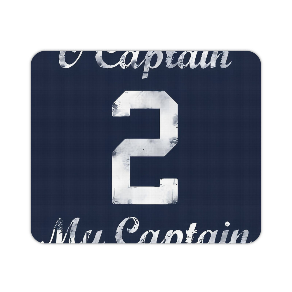 Derek Jeter 25 Durable Rubber Mouse Pad With Stitched Edges, Waterproof, Non-Slip Surface, Ultra-Thin Design For Gaming, Office