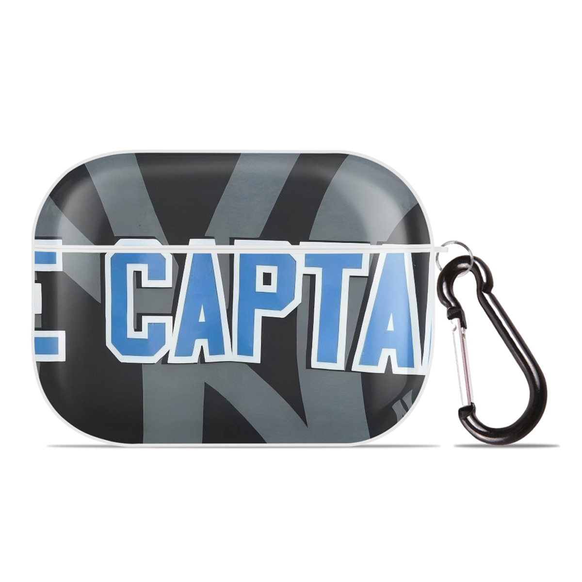 Derek Jeter 103 AirPods Pro Hard Case White With Keychain, Durable Flexible PC, Precise Cutouts, Anti-Fingerprint, Yellowing & Scratch Resistant, Full Protection, Washable