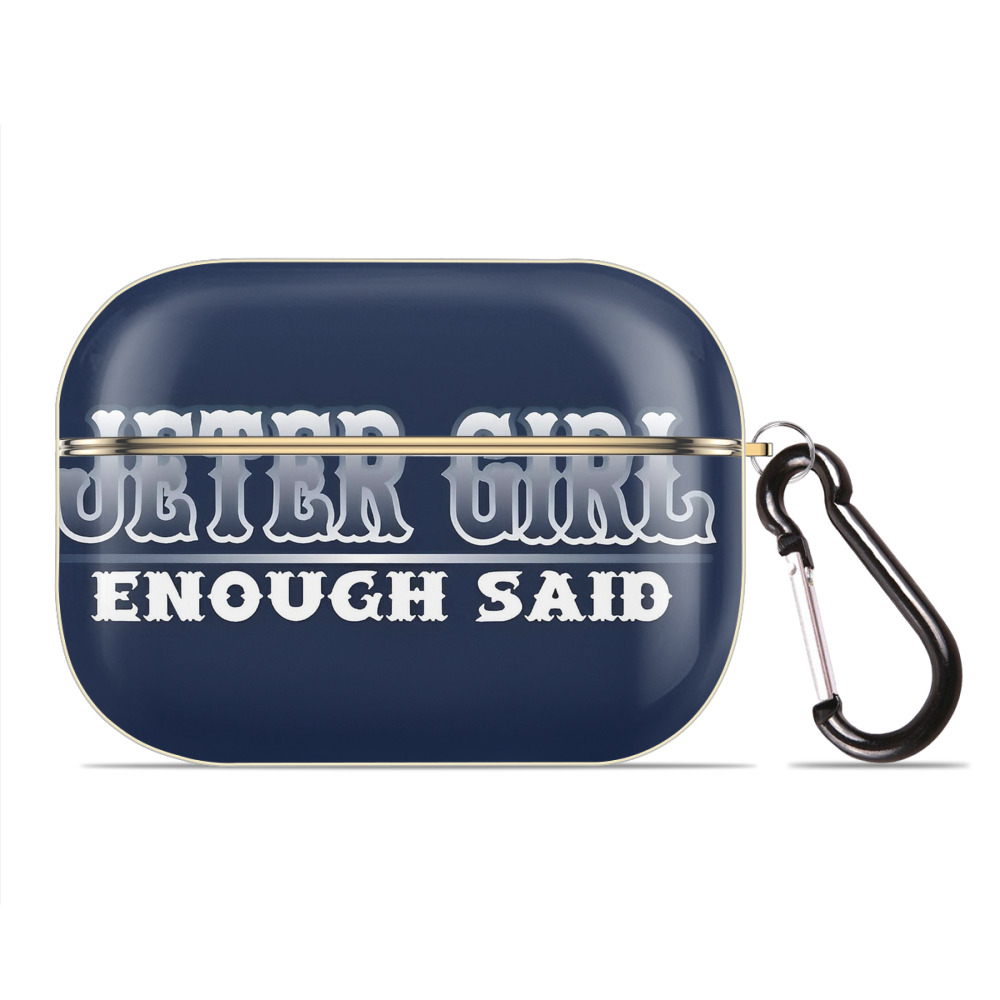 Derek Jeter 101 Luxury Gold AirPods Pro Case With Keychain, Flexible PC Material, Full Protection, Precise Cutouts, Anti-Fingerprint, Washable, Durable Design