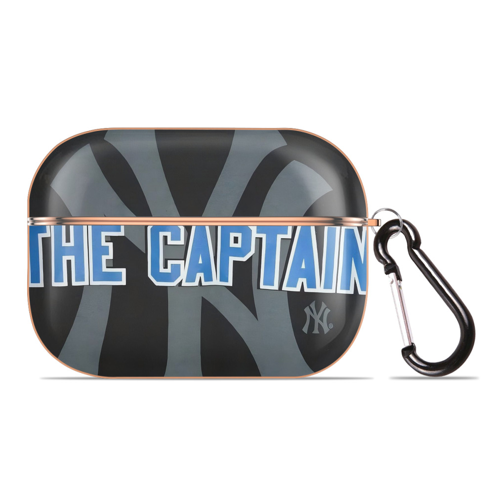 Derek Jeter 103 AirPods Pro Protective Case Rose Gold, Flexible PC Material, Precise Fit, Anti-Slip Cover, Full Protection, Fingerprint Resistant, Washable With Keychain