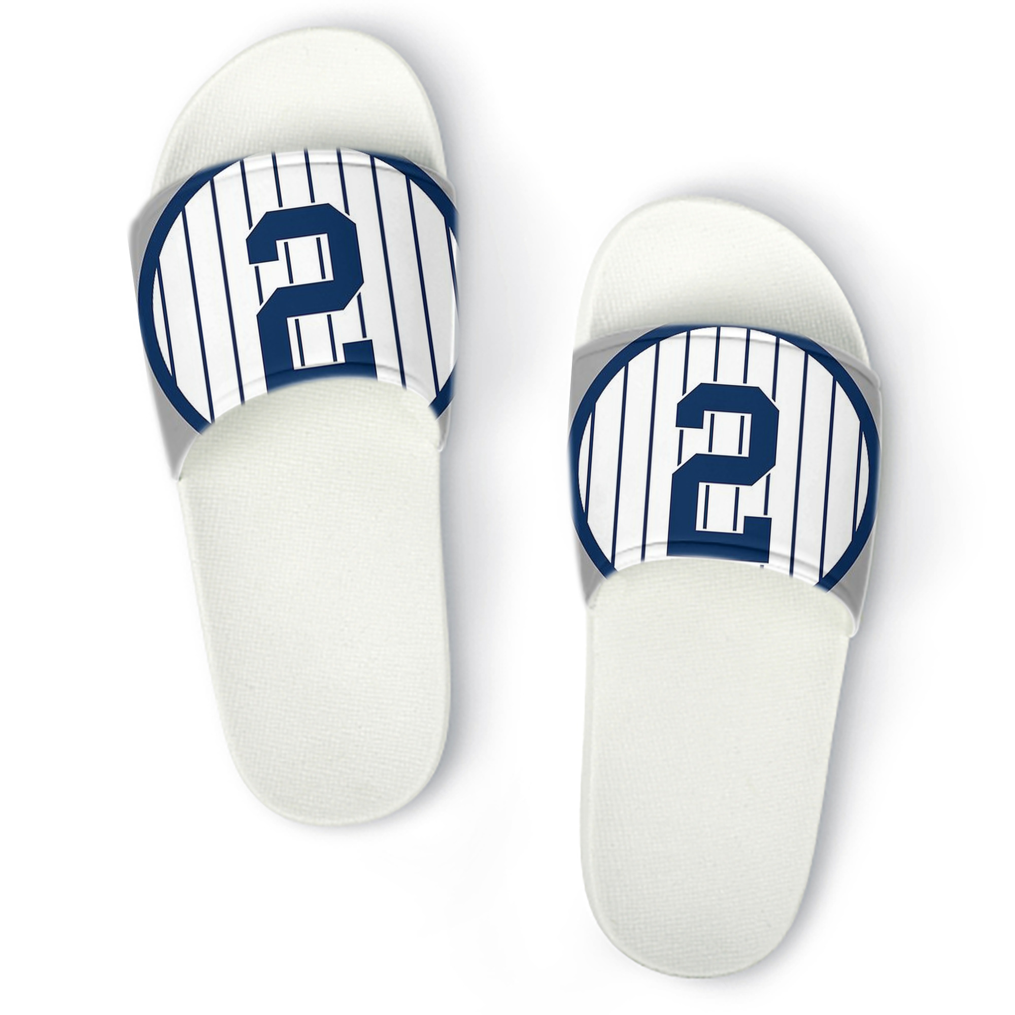 Derek Jeter 19 PVC Home Slippers For Men & Women – Durable, Comfortable, Waterproof, Non-Slip, Stylish Casual Indoor & Outdoor Sandals