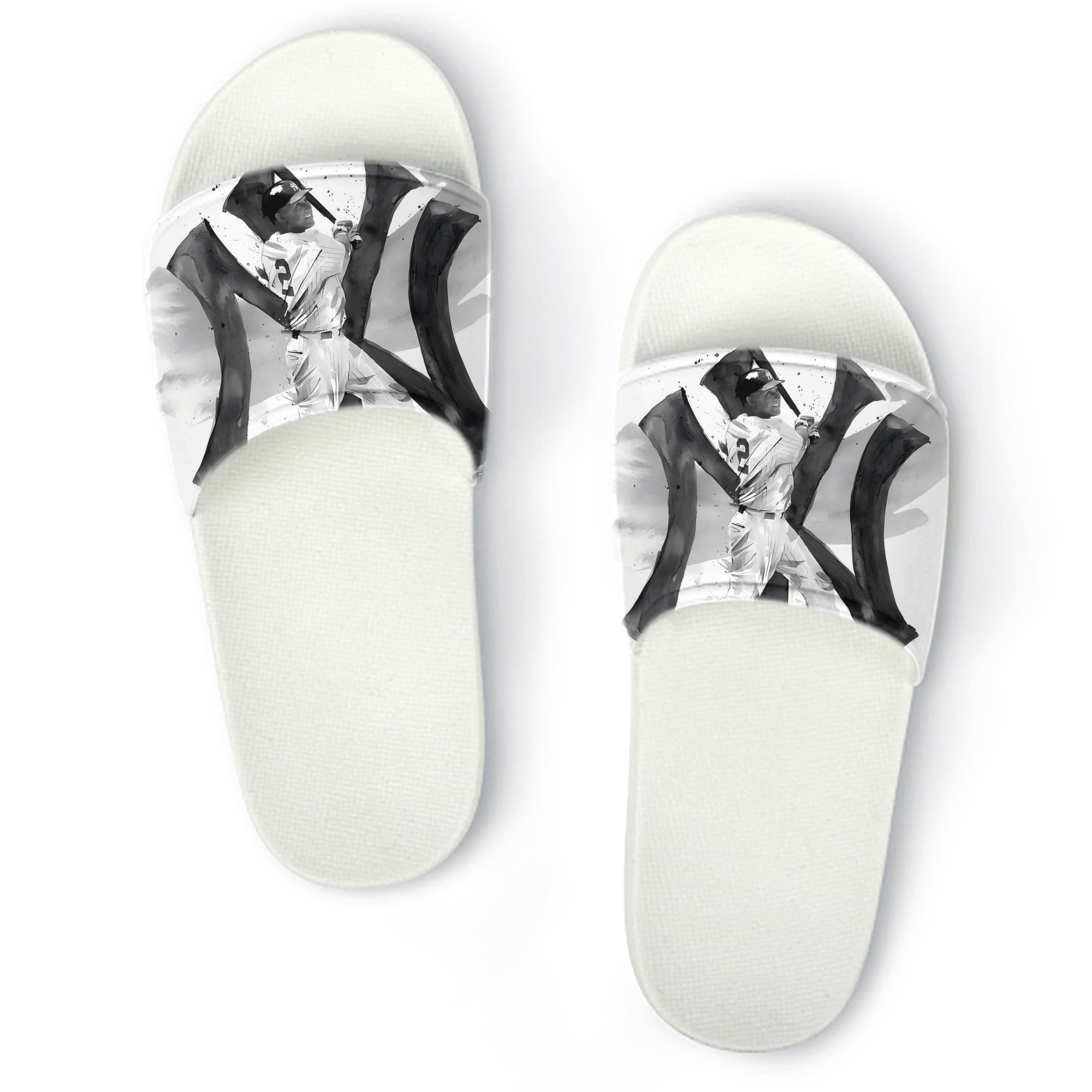 Derek Jeter 71 PVC Home Slippers For Men & Women – Durable, Comfortable, Waterproof, Non-Slip, Stylish Casual Indoor & Outdoor Sandals