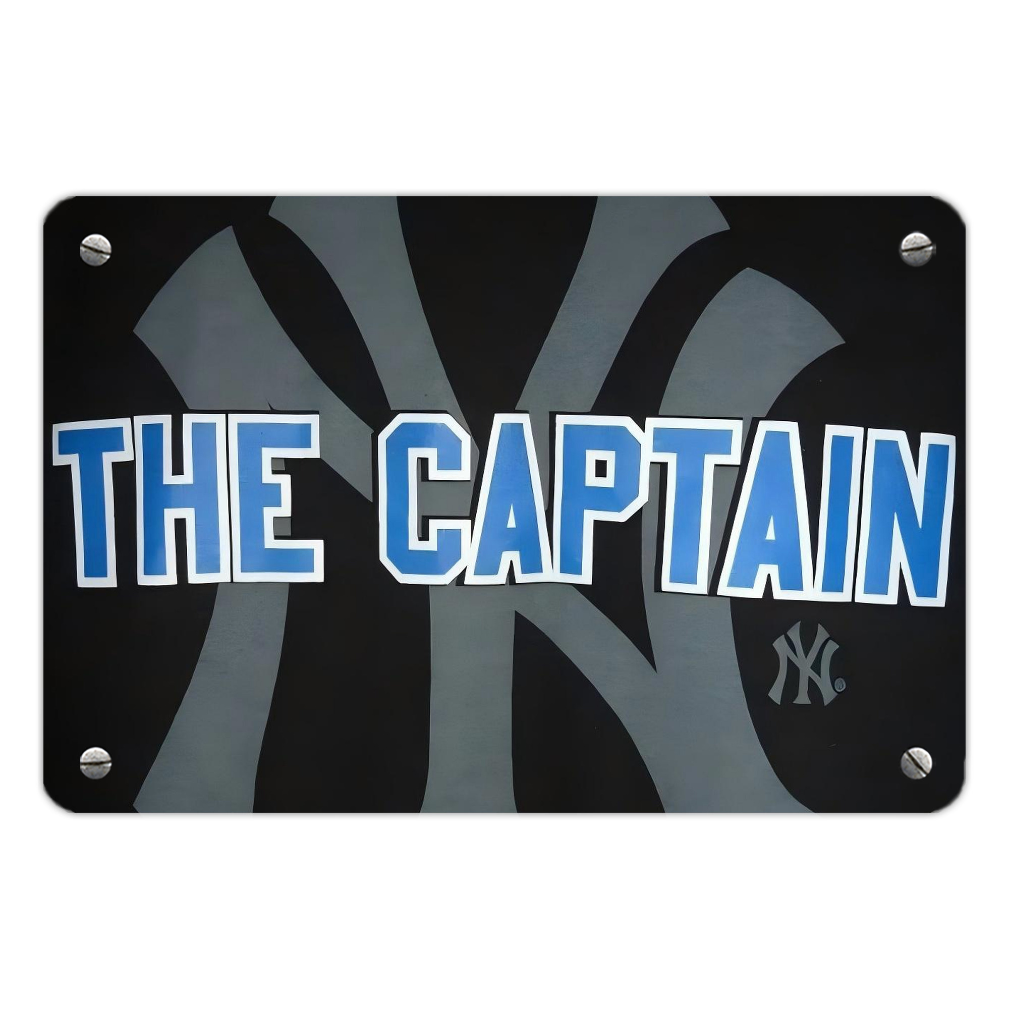 Derek Jeter 103 Metal Tin Sign 12x8inch - Premium Full-Print Decorative Wall Art, Durable Rust-Resistant Metal Plaque For Living Room, Bedroom, Kitchen, Office, Bar Décor