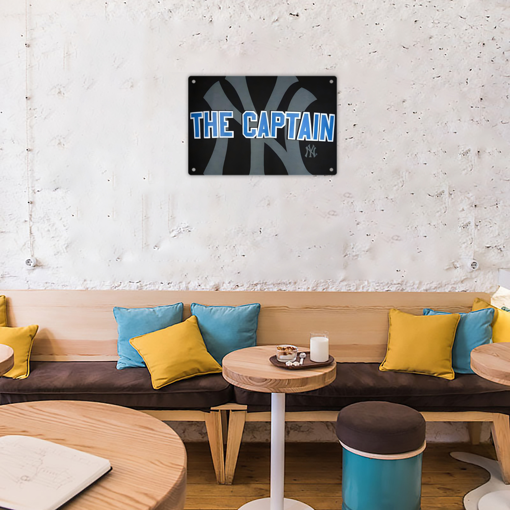 Derek Jeter 103 Decorative Aluminum Plaque – Horizontal Design – Durable, Stylish, Easy To Install – Ideal For Home, Office, Bar, And More