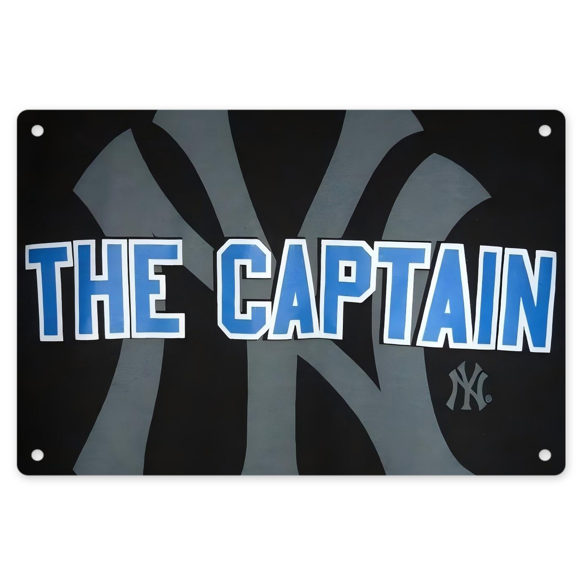 Derek Jeter 103 Decorative Aluminum Plaque – Horizontal Design – Durable, Stylish, Easy To Install – Ideal For Home, Office, Bar, And More