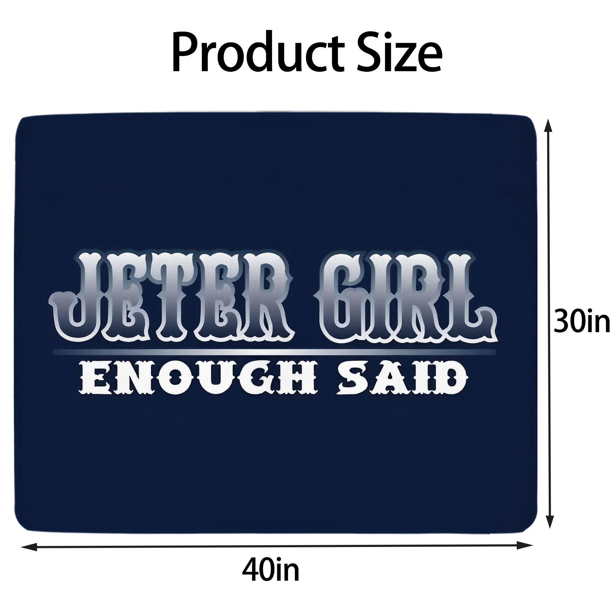 Derek Jeter 101 Soft Plush Fleece Blanket 30x40 Inch - 300GSM Flannel, Ultra Soft & Warm, Lightweight & Durable, Perfect For Kids, Adults, Couch, Bed, Camping, Travel, Gift For Family & Friends