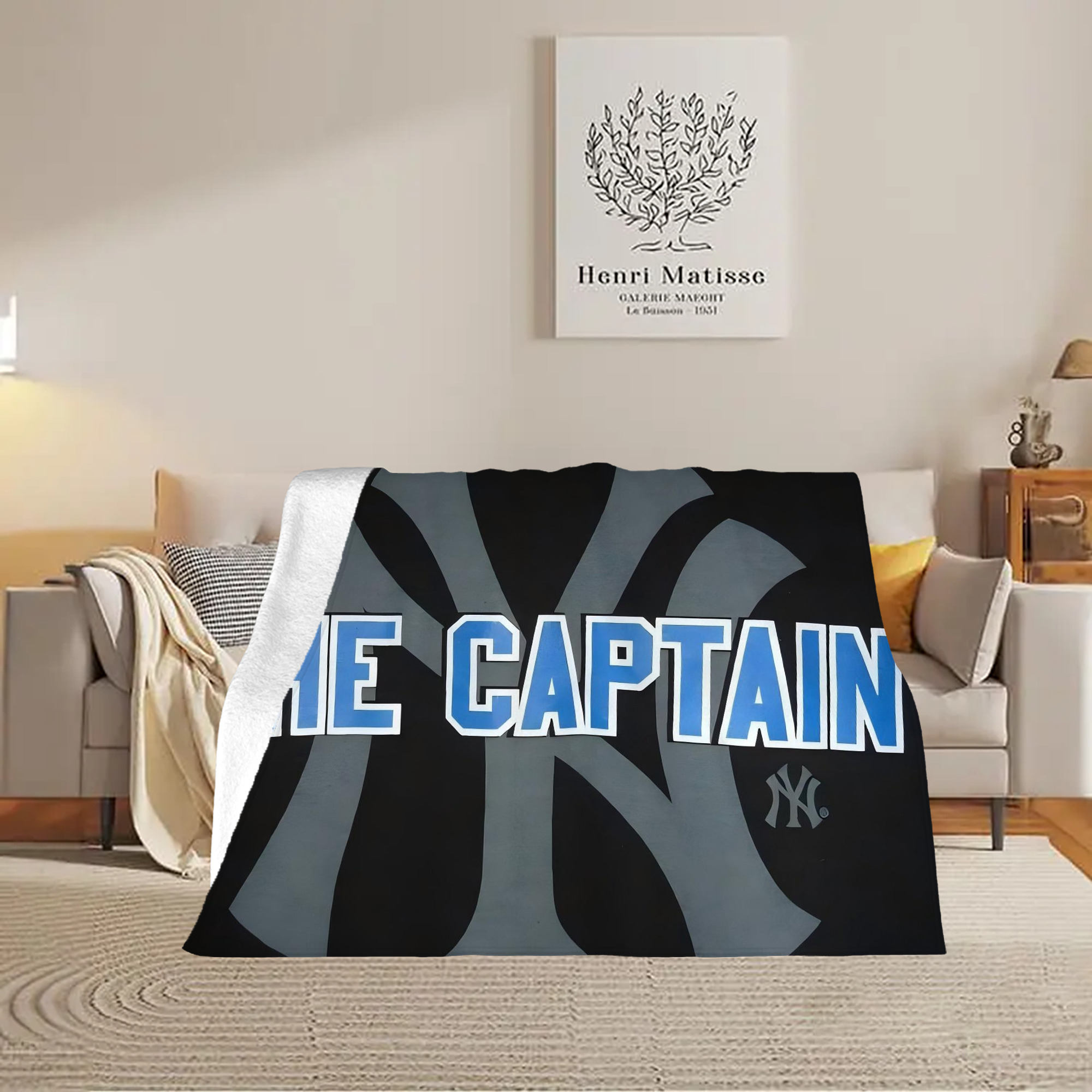 Derek Jeter 103 Soft Plush Fleece Blanket 30x40 Inch - 300GSM Flannel, Ultra Soft & Warm, Lightweight & Durable, Perfect For Kids, Adults, Couch, Bed, Camping, Travel, Gift For Family & Friends