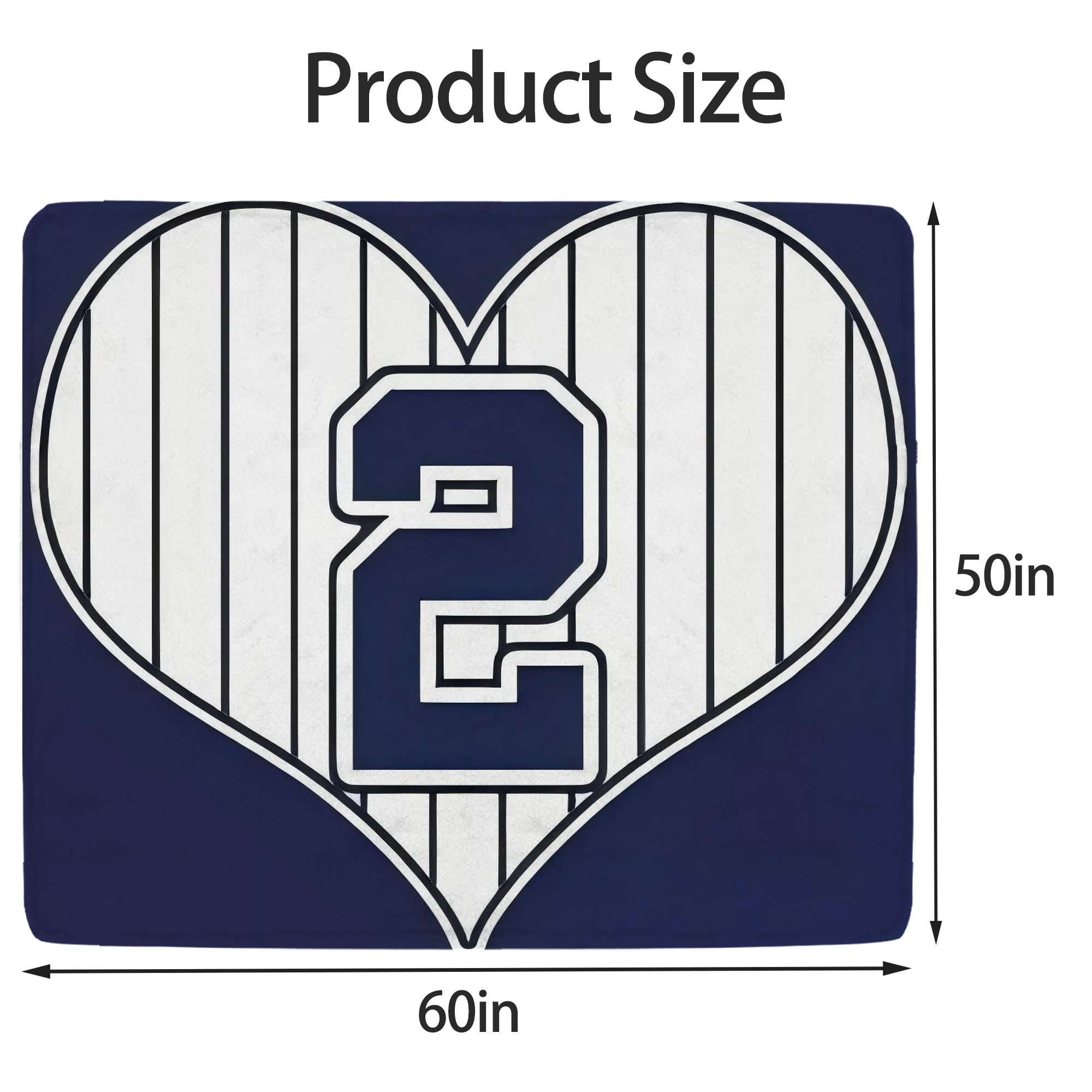 Derek Jeter 75 Soft Fleece Throw Blanket 50 X 60 Inch – Super Soft, Lightweight, And Durable – Perfect For Sofa, Bed, Camping, And More – Ideal Gift For Family And Friends