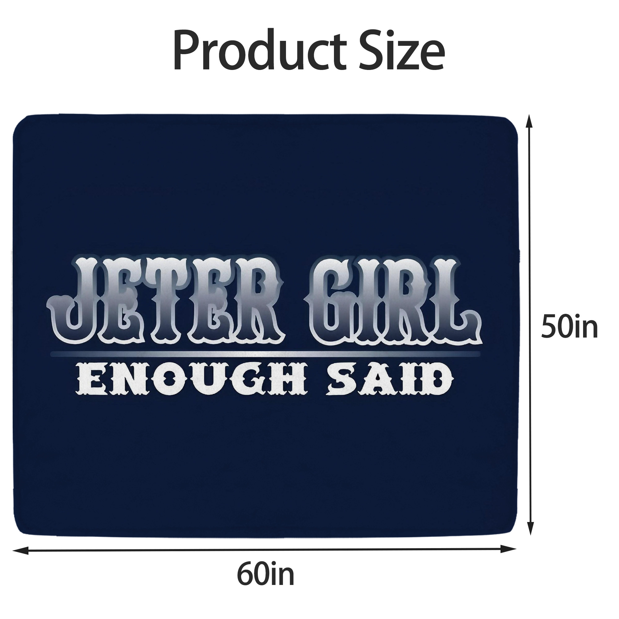 Derek Jeter 101 Soft Fleece Throw Blanket 50 X 60 Inch – Super Soft, Lightweight, And Durable – Perfect For Sofa, Bed, Camping, And More – Ideal Gift For Family And Friends